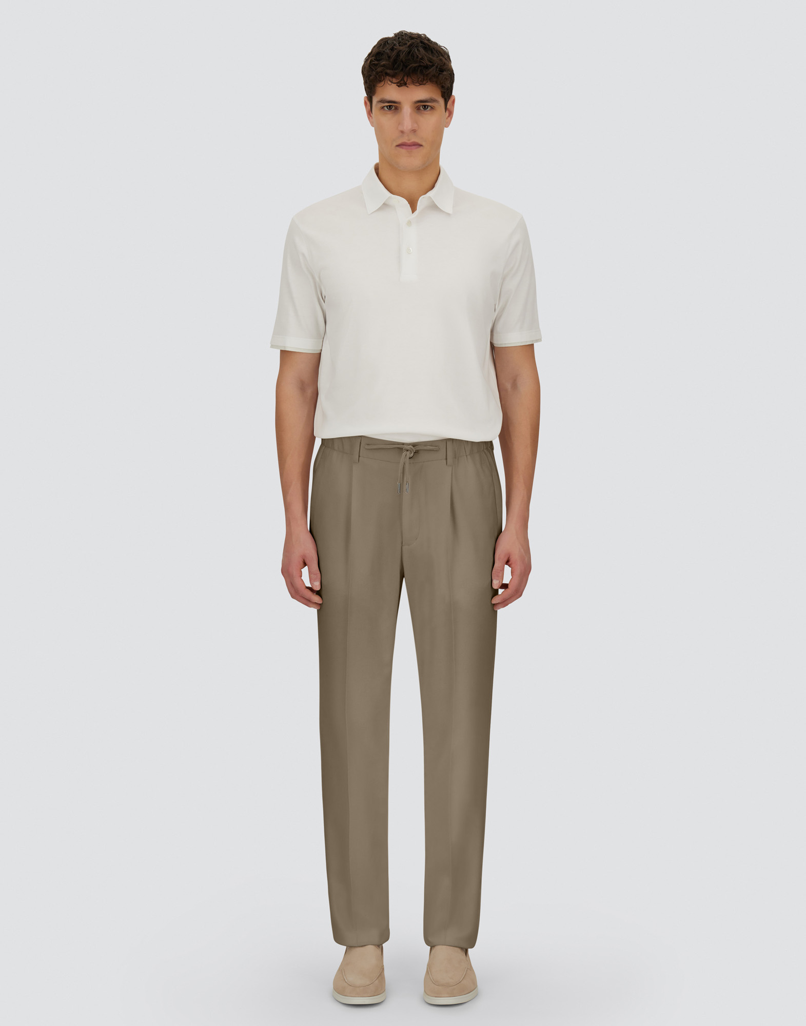Herno Resort Trousers In Cashmere Silk