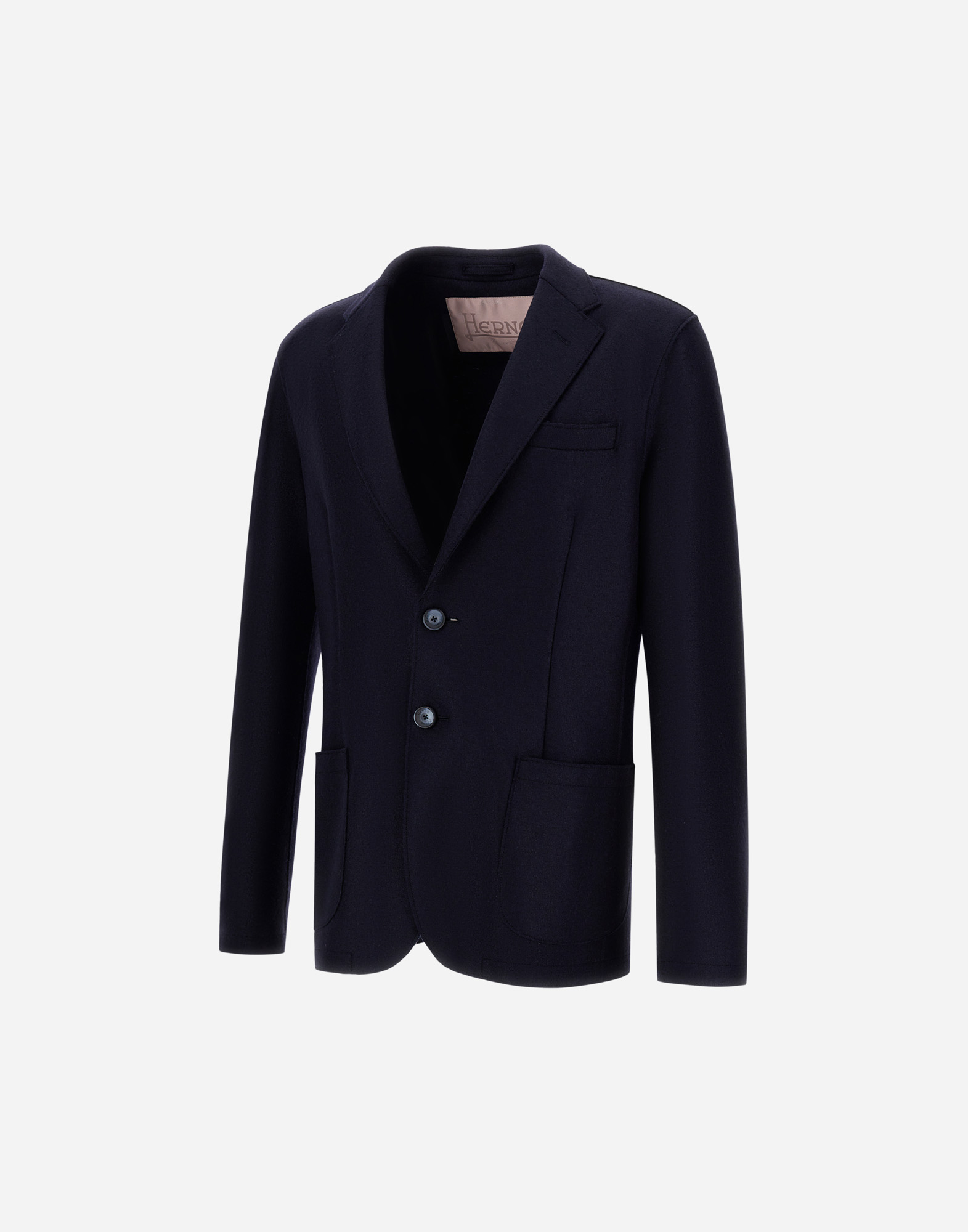 Herno Resort Blazer In Felted Wool