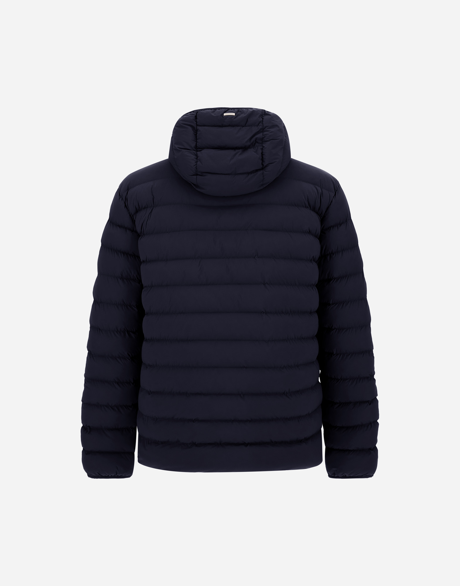 Herno Resort Jacket In Light Stretch Nylon In Blue