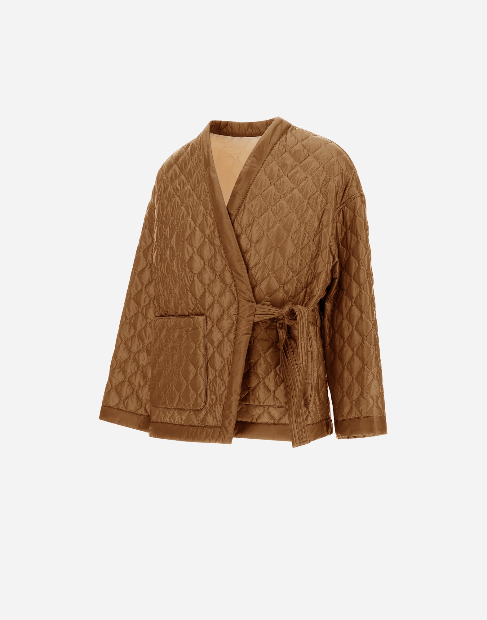Herno Nylon Ultralight Jacket In Camel