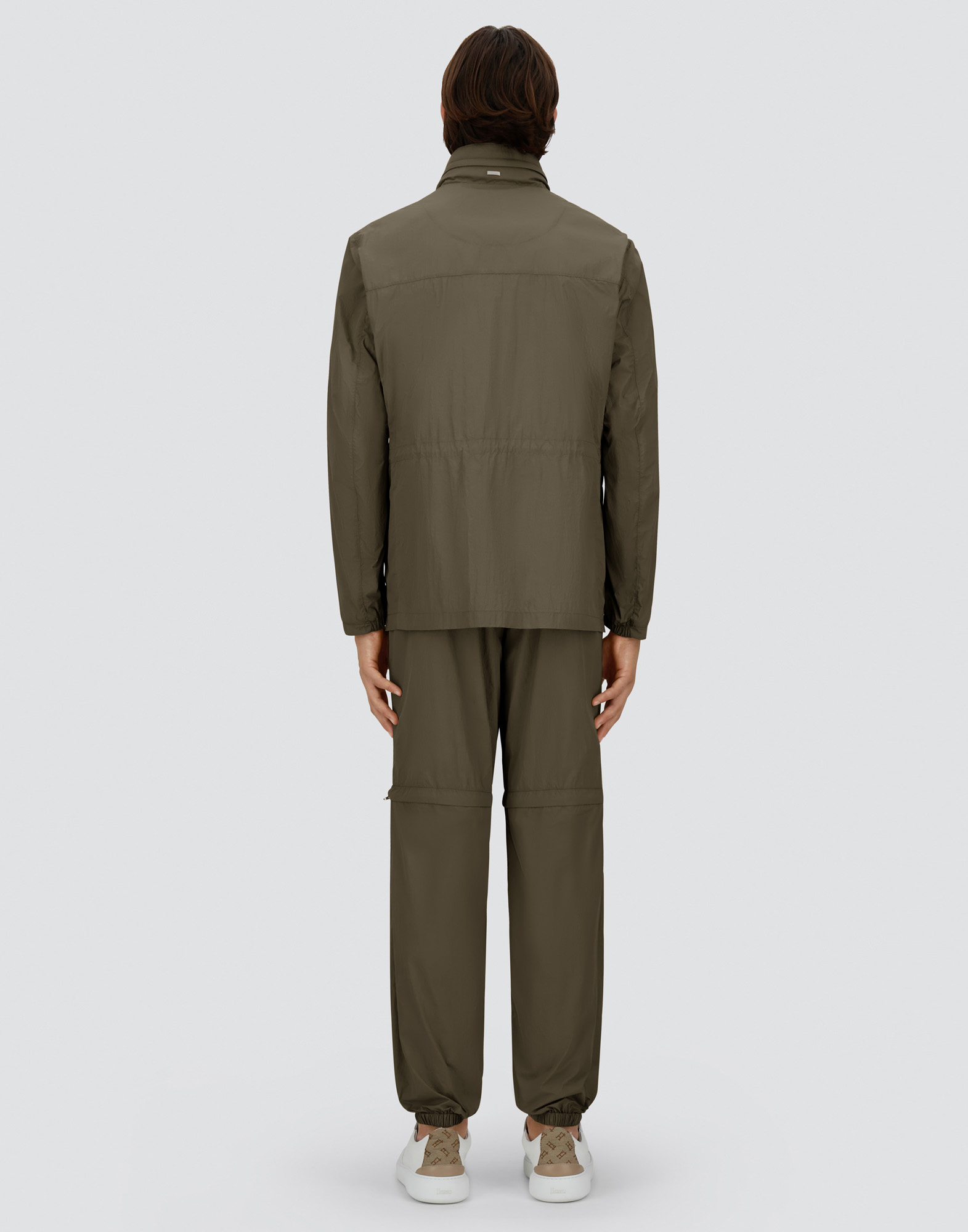 Shop Herno Ultralight Crease Field Jacket In Light Military