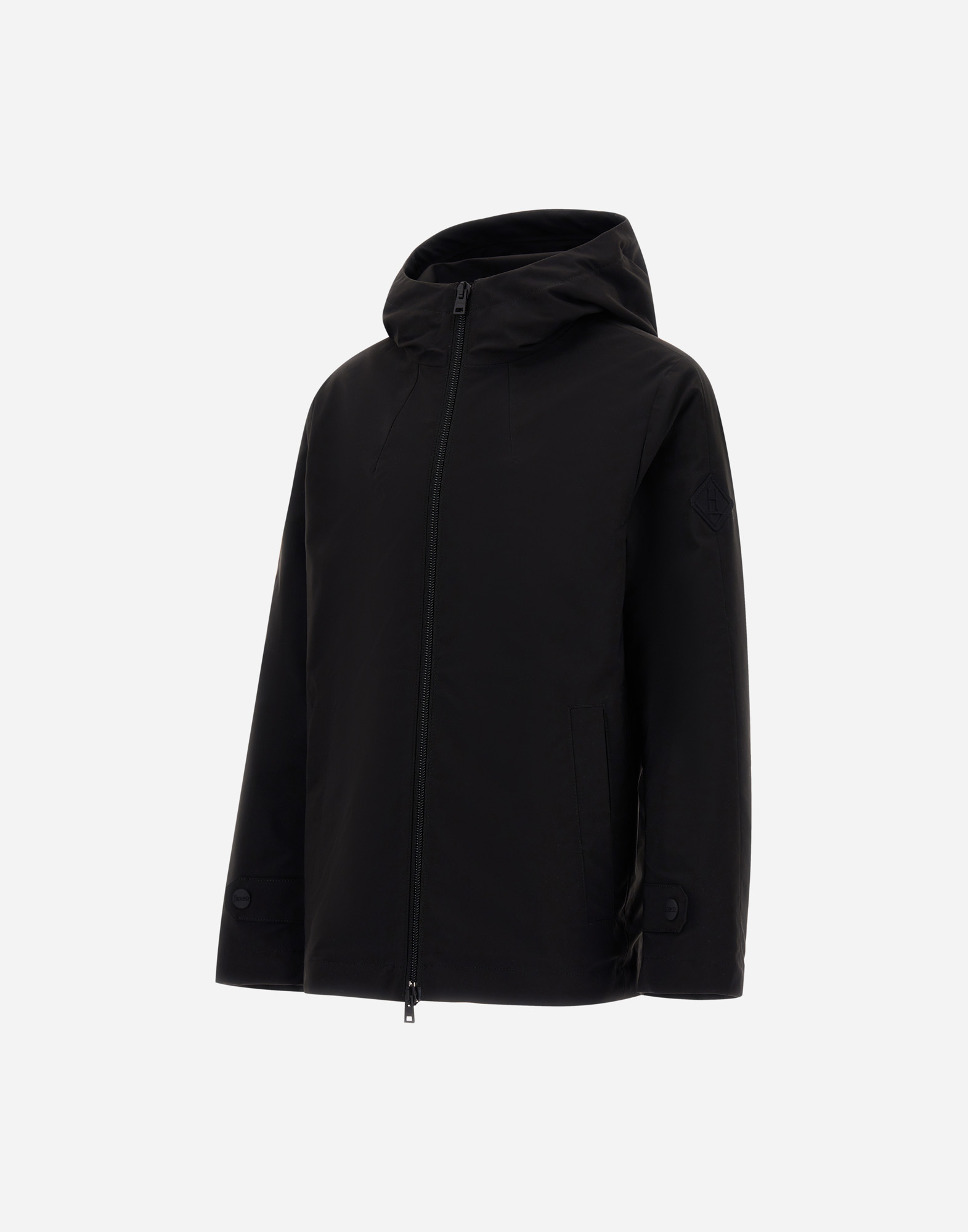 Herno Jacket In Light Scuba In Black