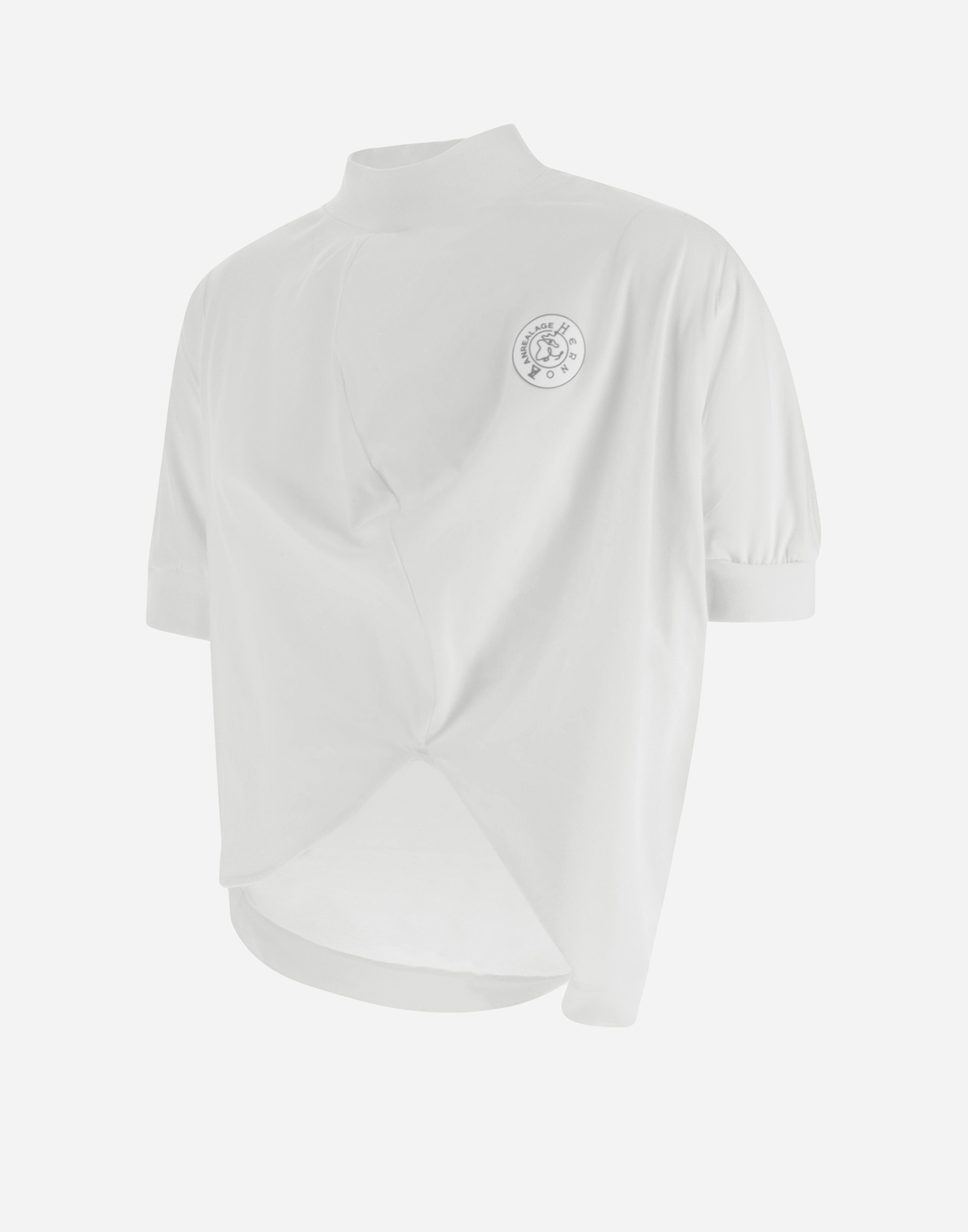 Herno Globe Sweater In Eco Jersey In White