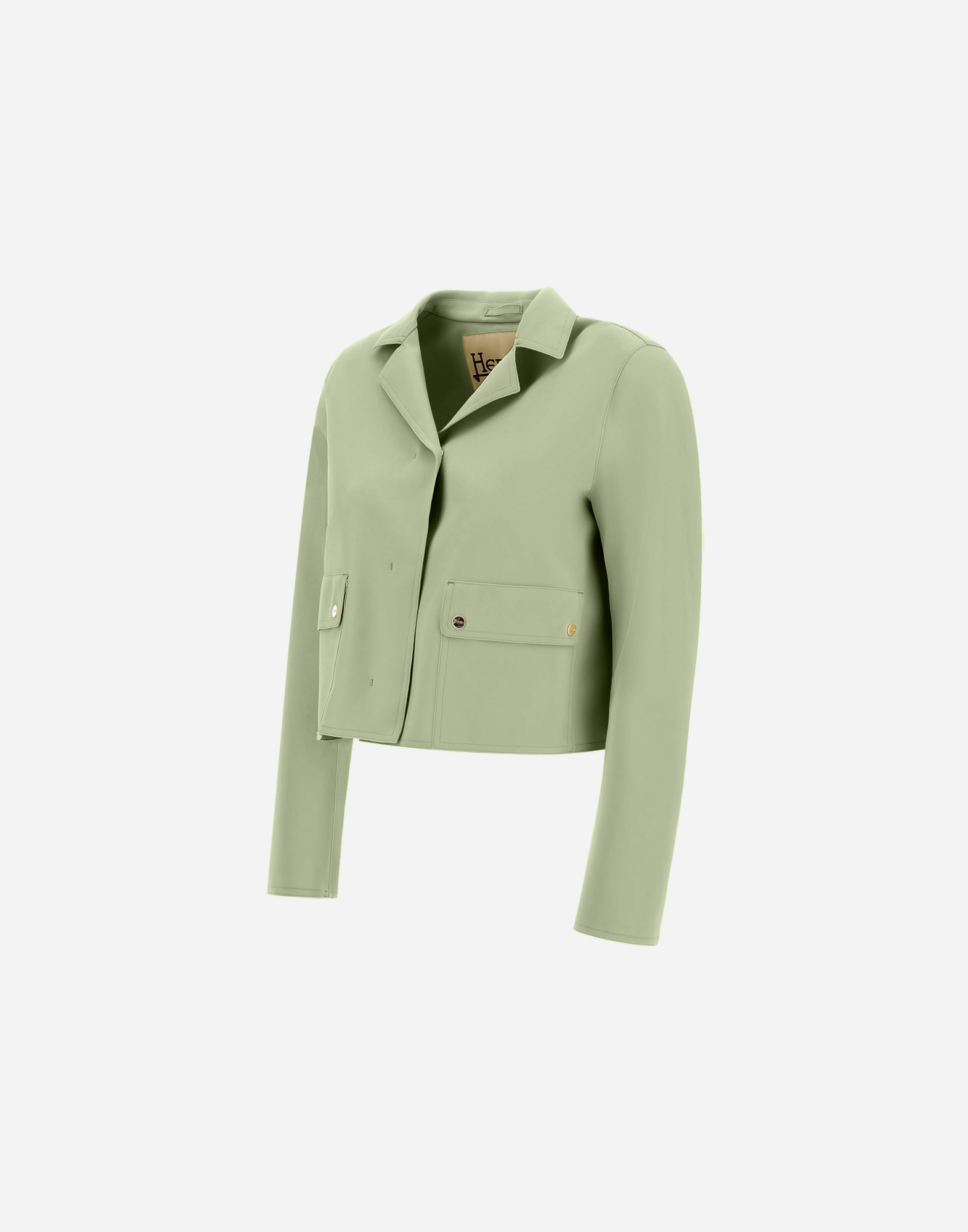Herno First-act Pef Jacket In Light Green