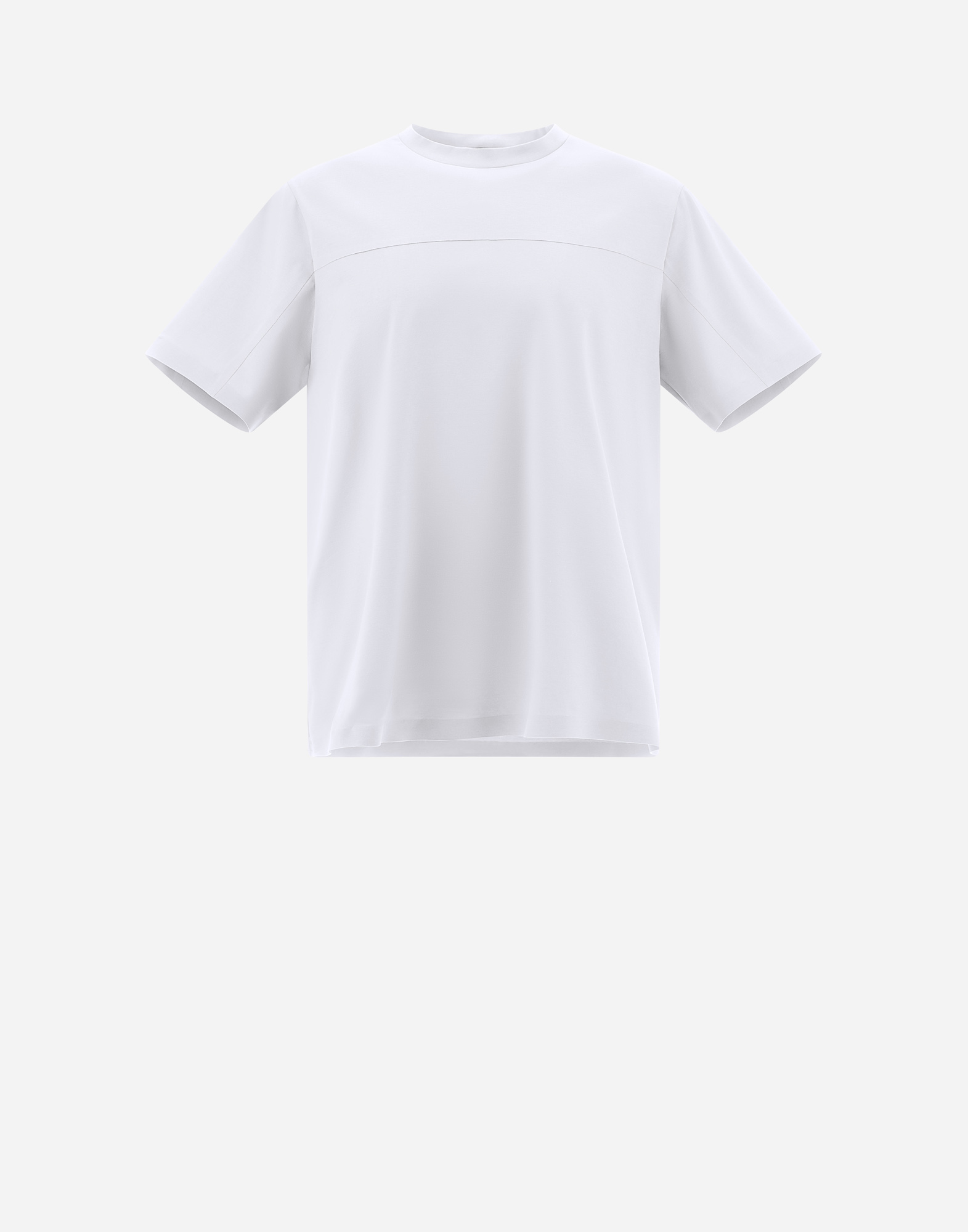 Shop Herno Superfine Cotton Stretch Tシャツ In White
