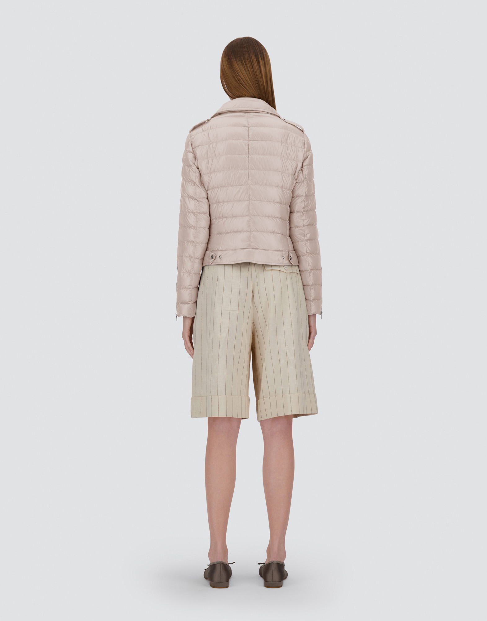 Herno Bomber Jacket In Nylon Ultralight In Chantilly