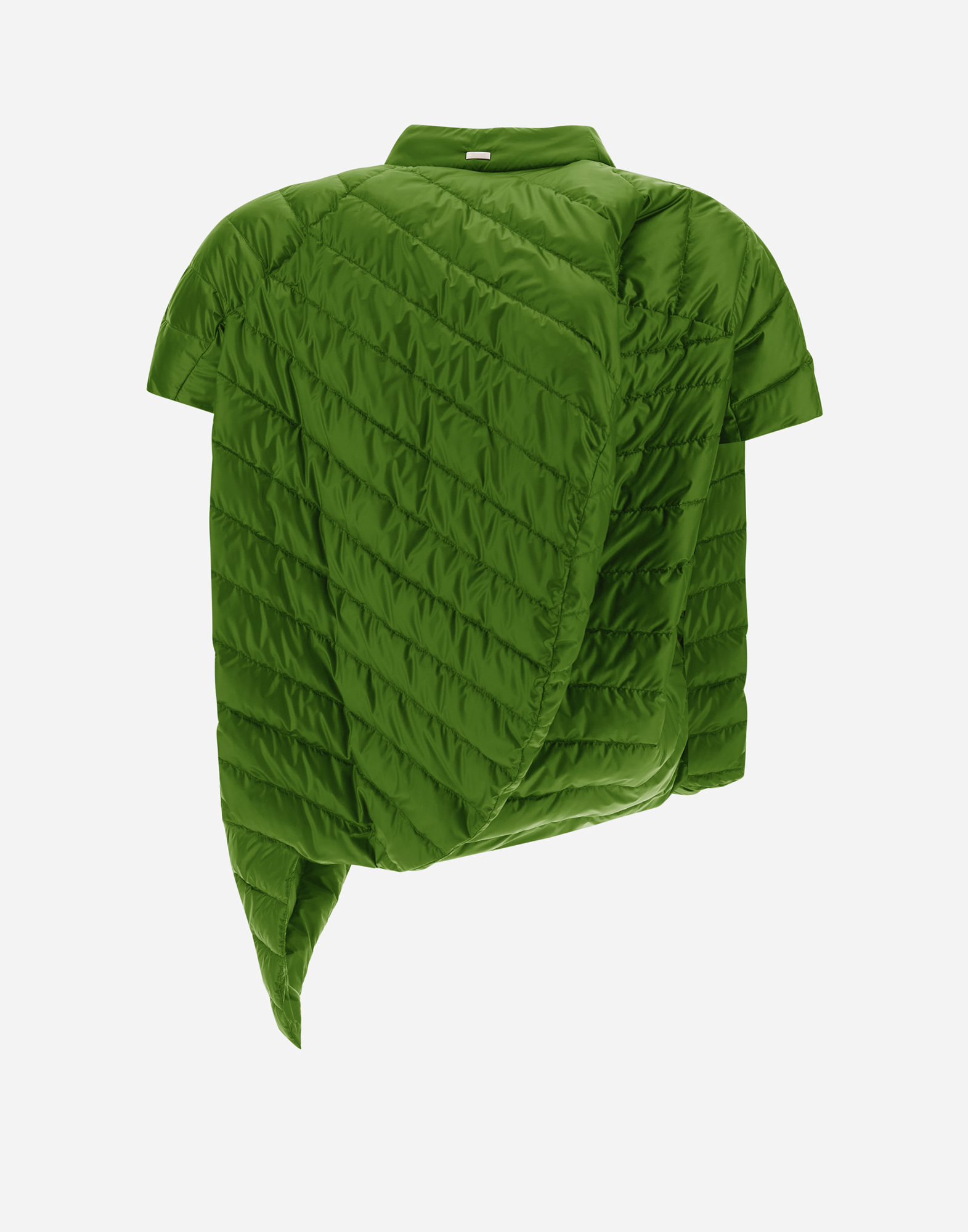 Shop Herno Globe Fast5degradable ケープ In Garden Green