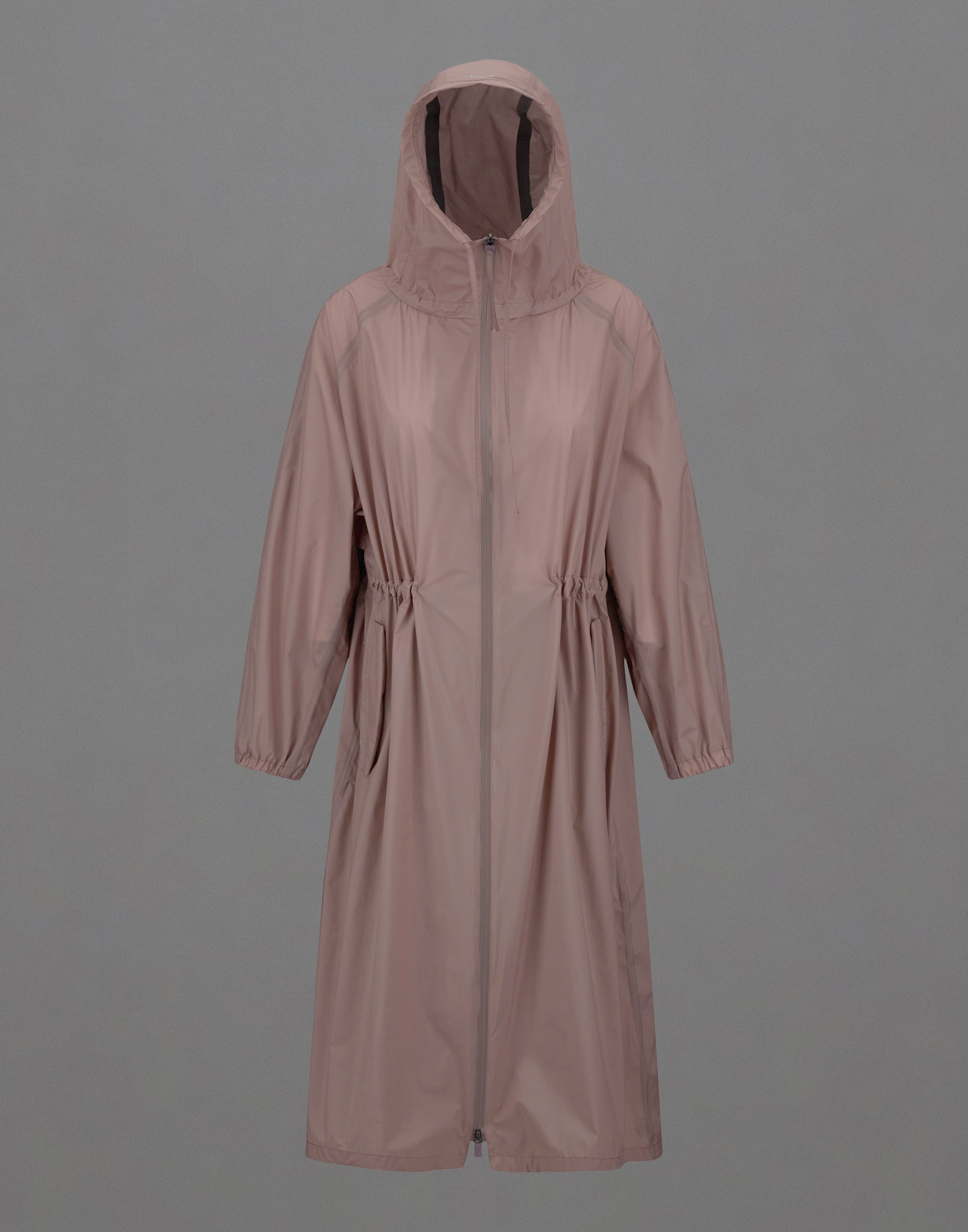 Herno Laminar Parka In 3l Translucent Ripstop In Powder