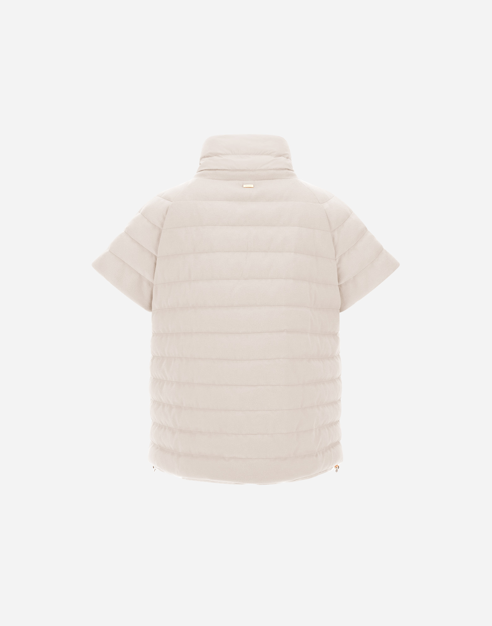 Shop Herno Cape In Cashmere, Silk And Ecoage In Dove Grey