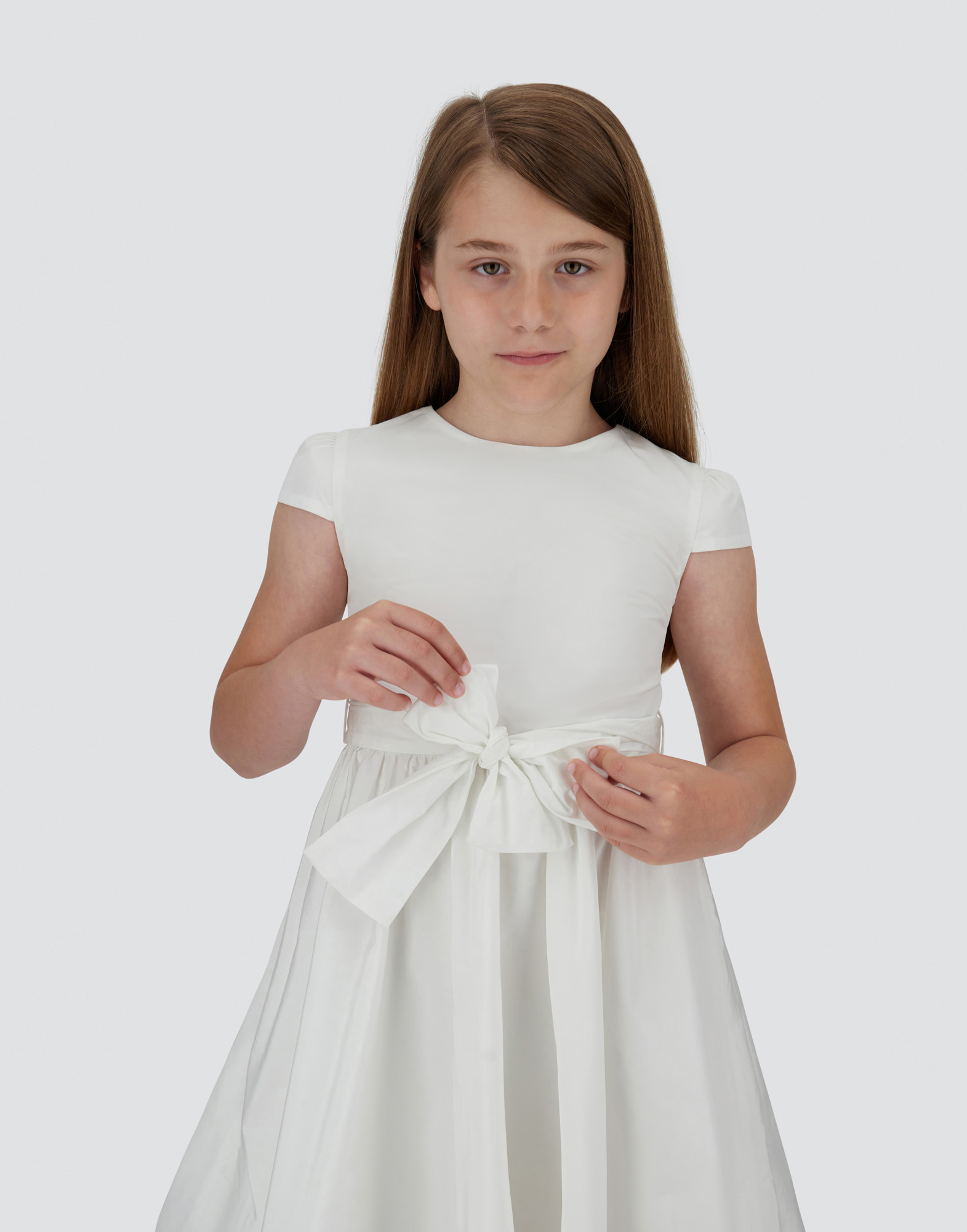 Shop Herno New Techno Taffeta Dress In White