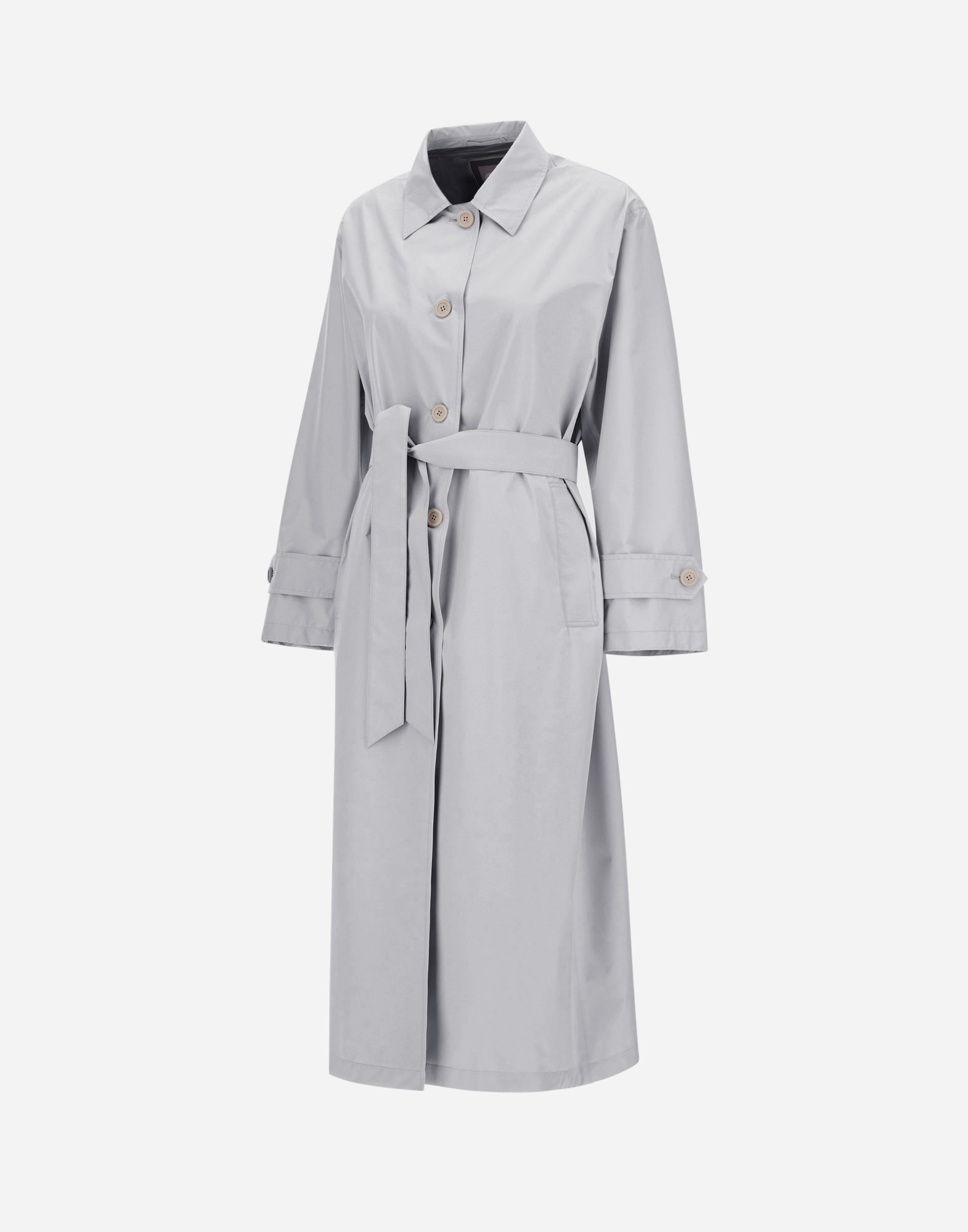 Herno Trench Coat In Paclite In Ice
