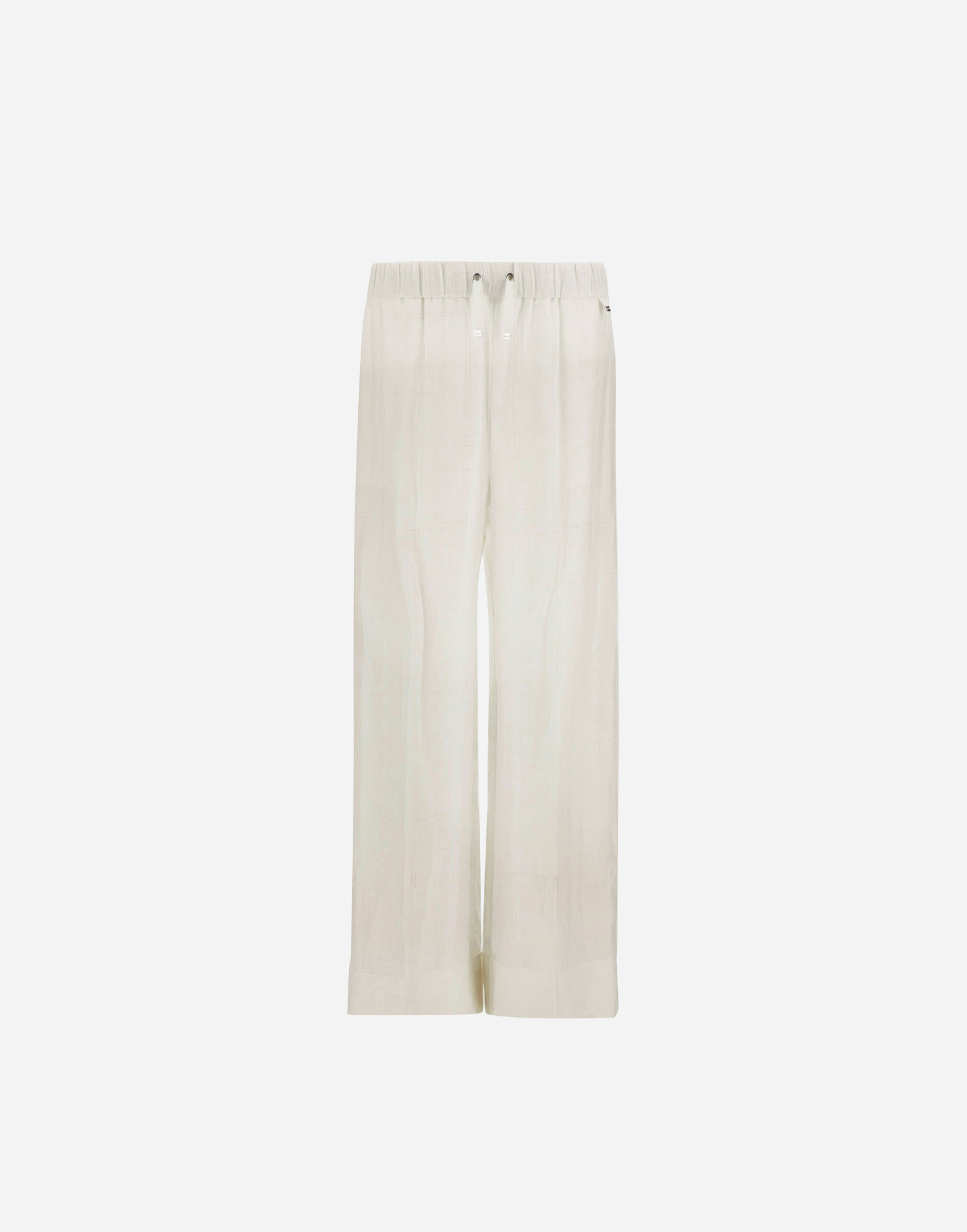 Herno Resort Trousers In Check Linen