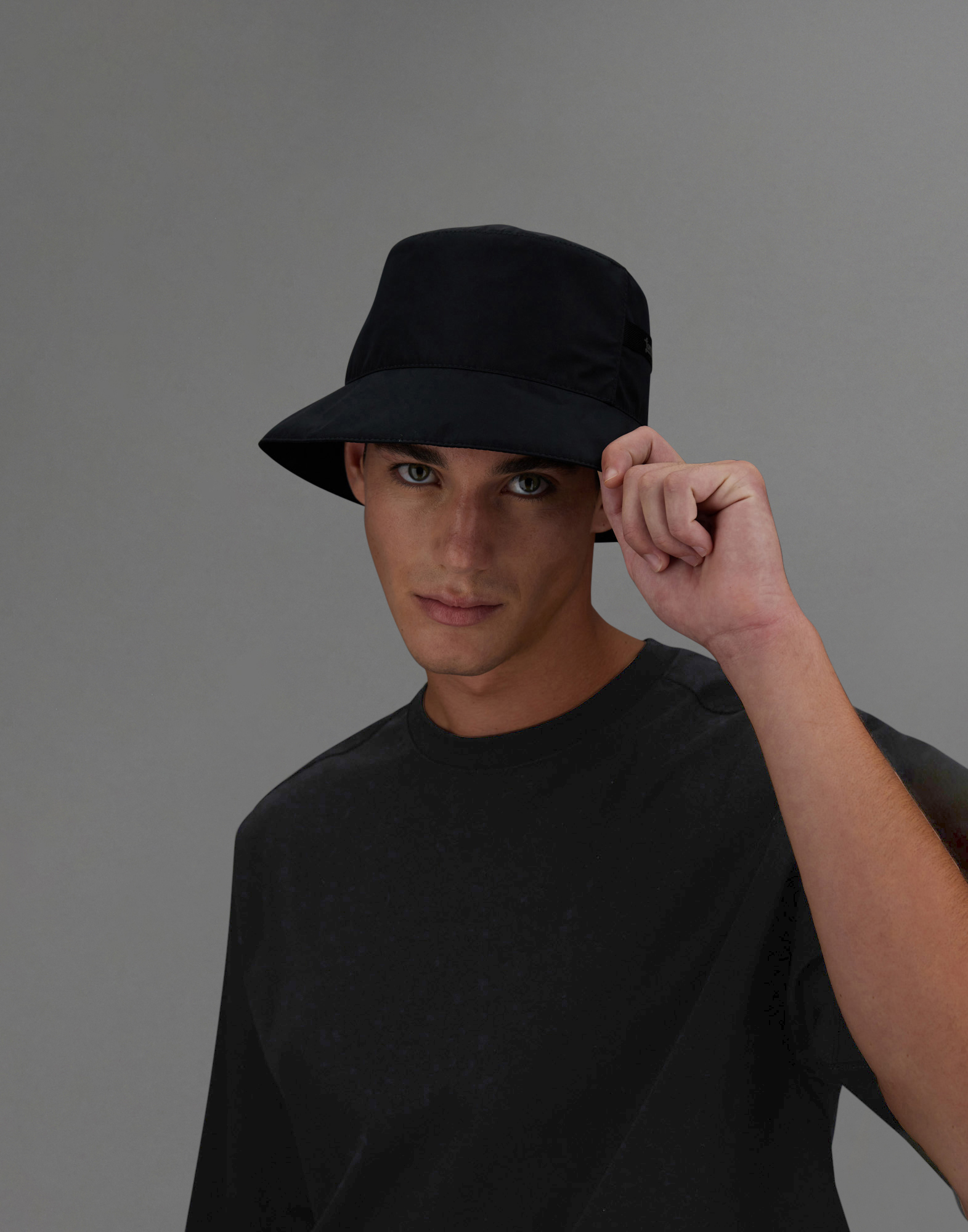 Herno Laminar Bucket Hat In 3l Gore-tex In Black