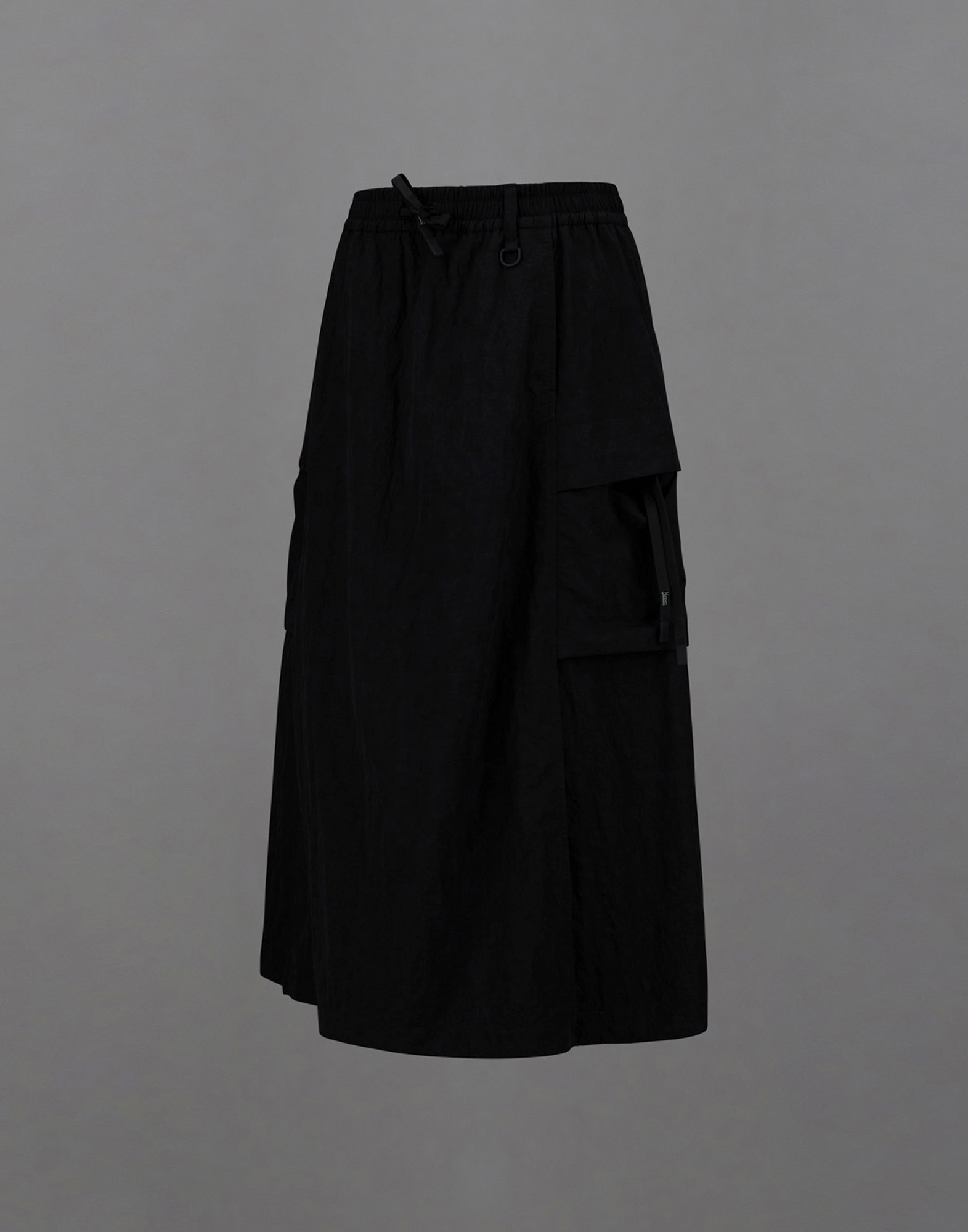 Herno Laminar Skirt In Tech-crinkle And Extralight Stretch In Black