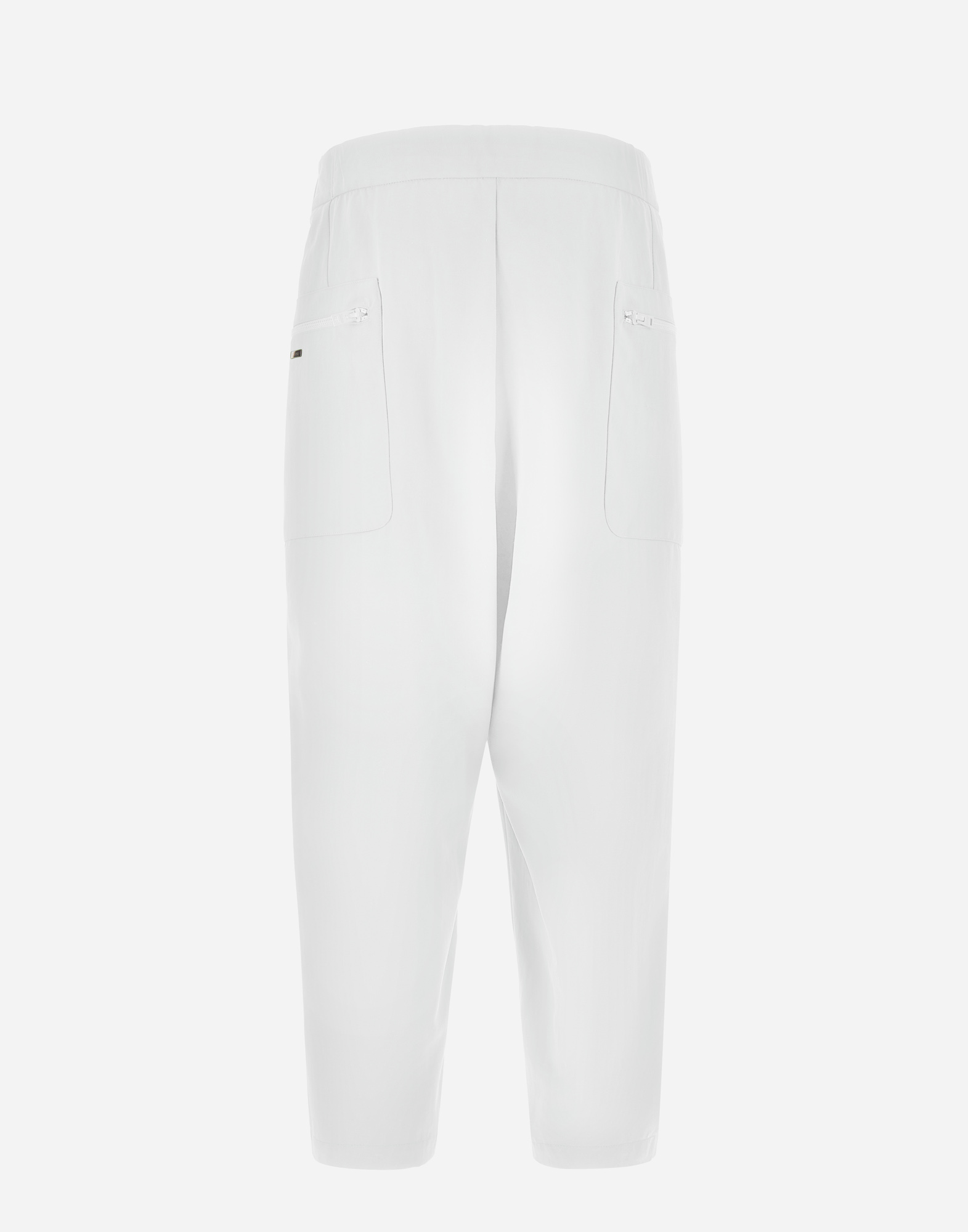 Herno Globe Trousers In Recycled Nylon Twill In White