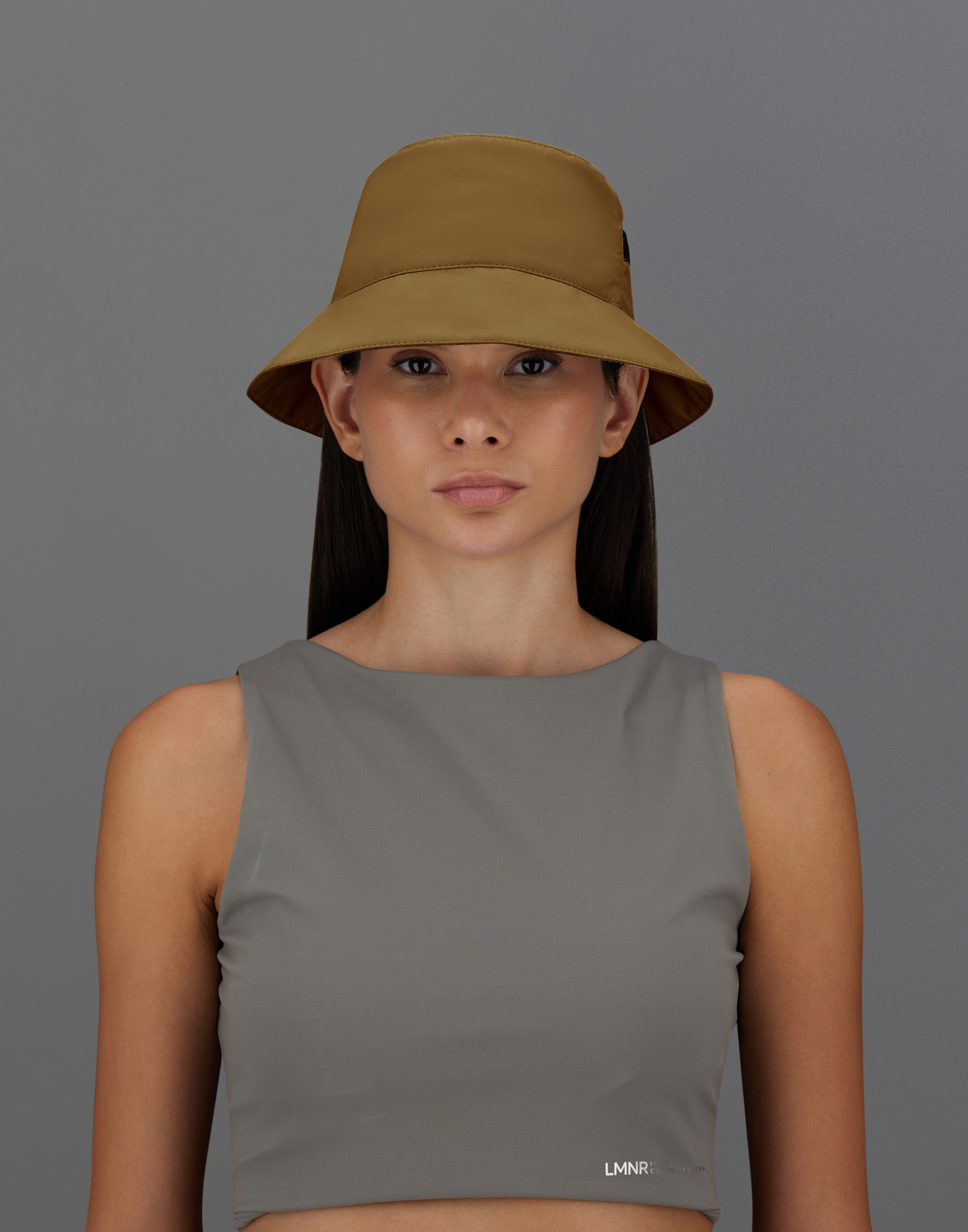 Herno Laminar Bucket Hat In 3 Layers Gore-tex In Light Brown