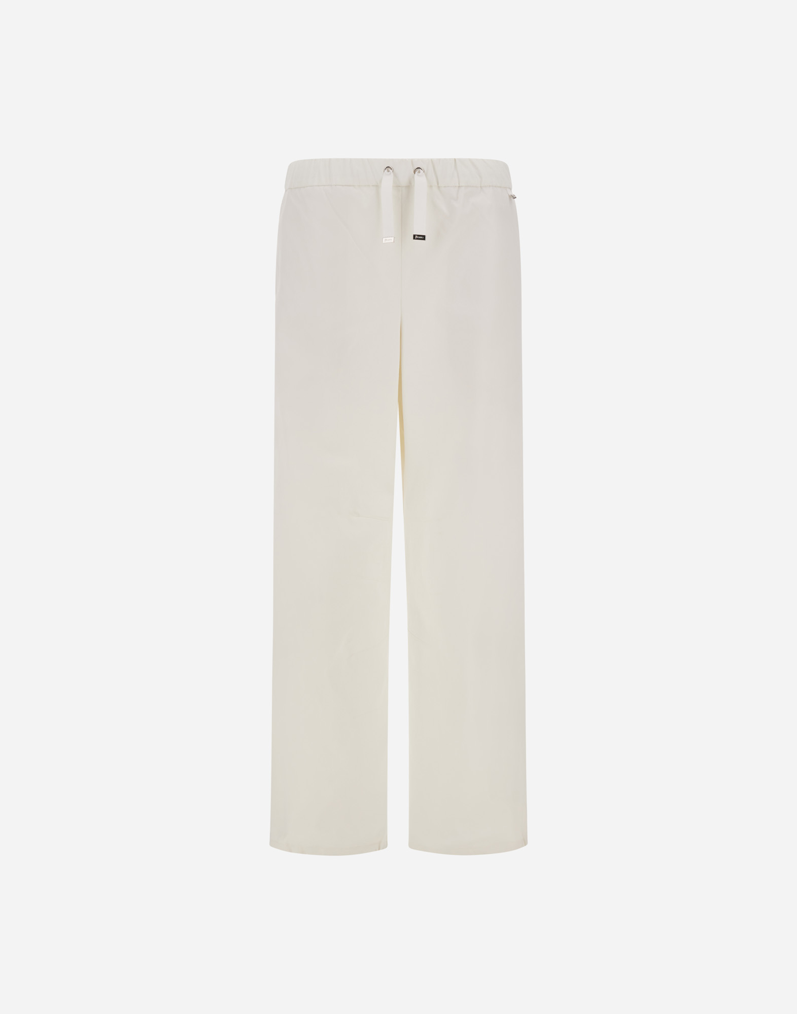Herno Resort Trousers In Cotton Feel With Drawstring