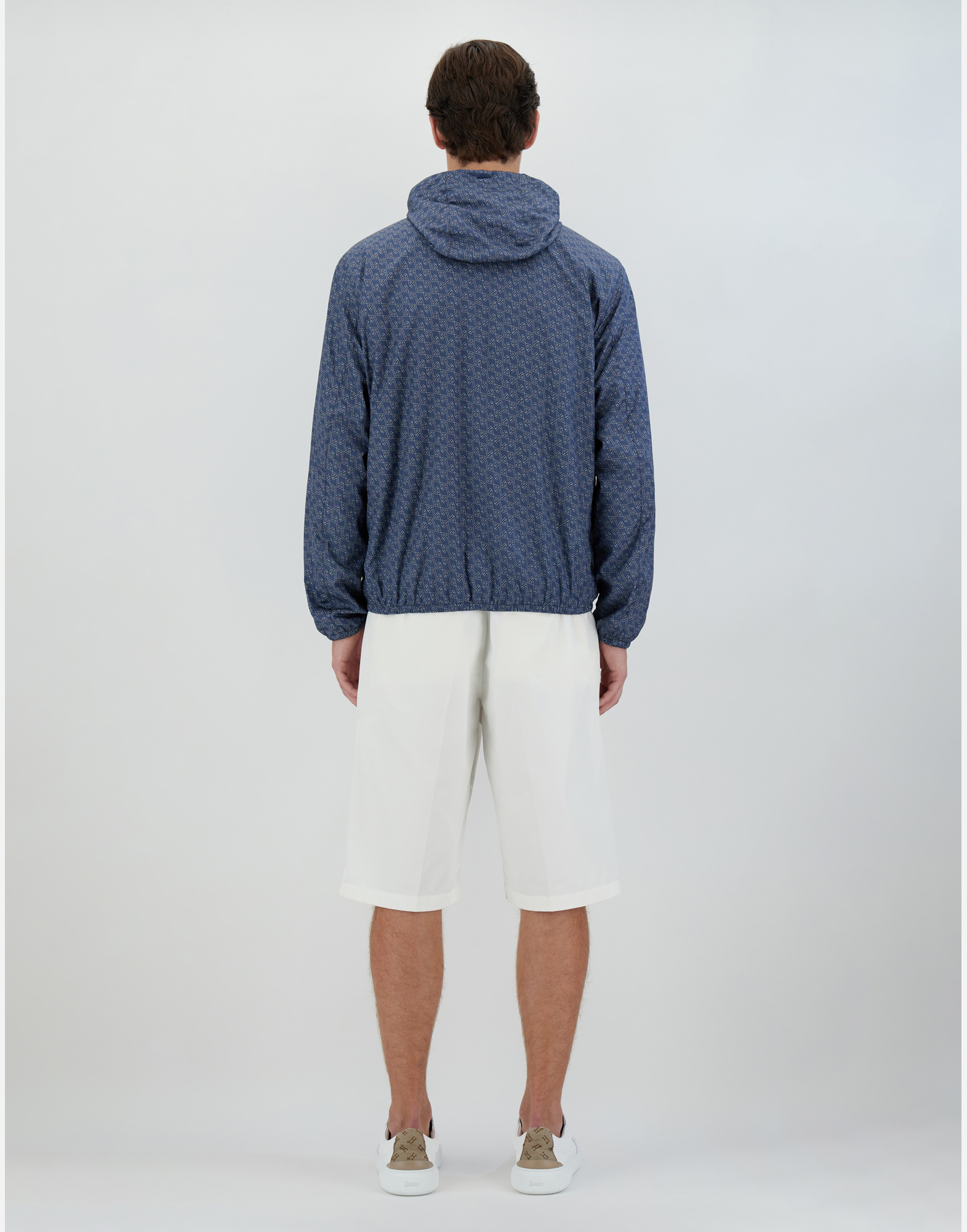 Herno Printex H Bomber Jacket In Blue