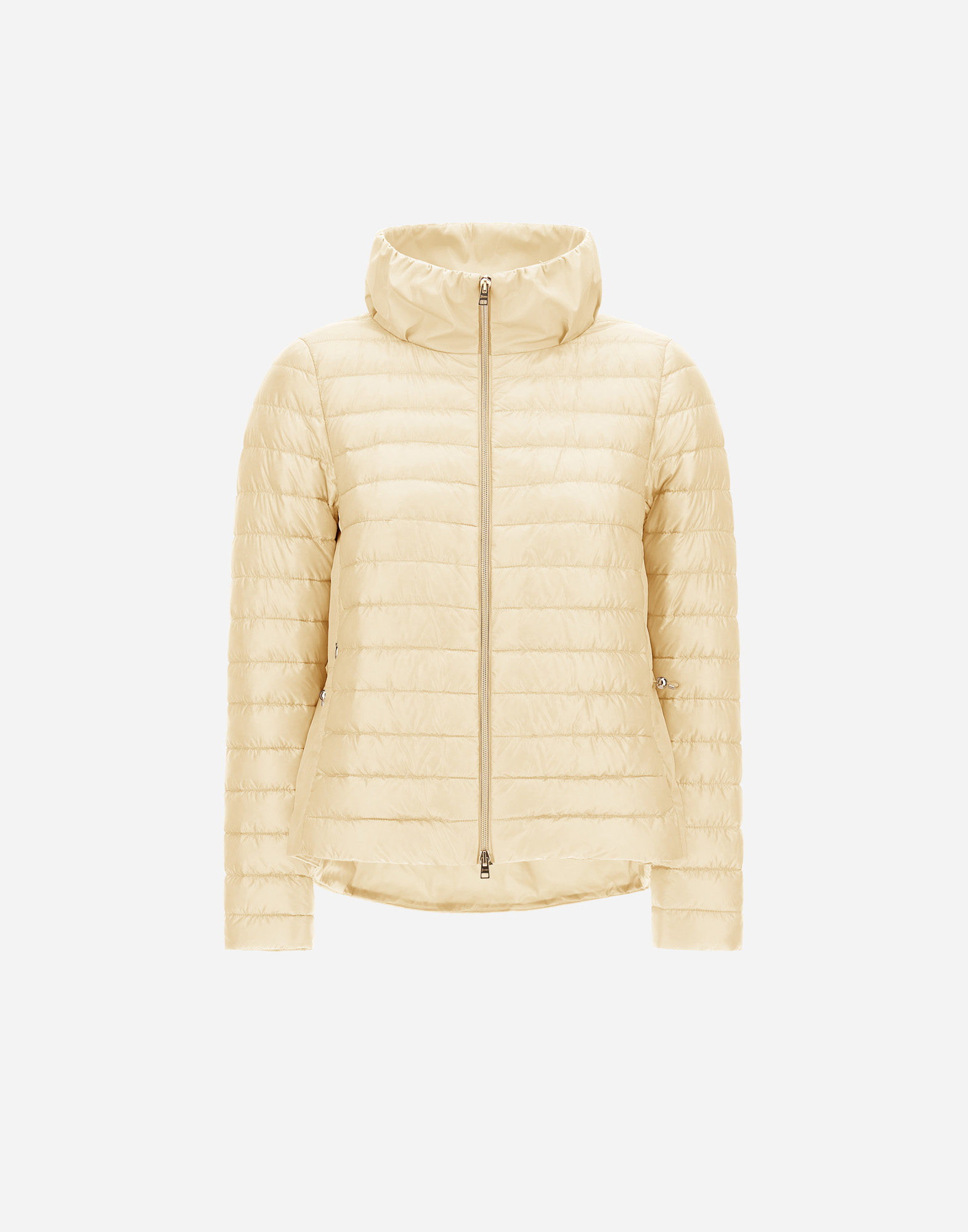 Herno Jacket In Nylon Ultralight And New Techno Taffeta In Ivory