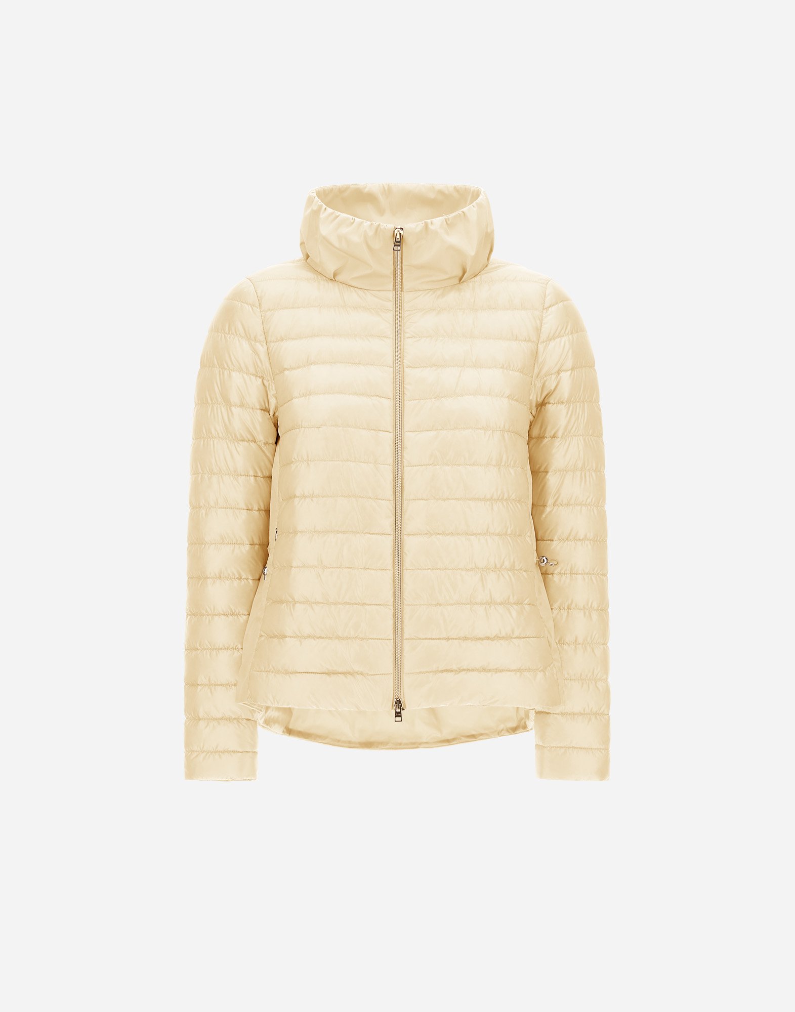 Herno Jacket In Nylon Ultralight And New Techno Taffeta In Ivory