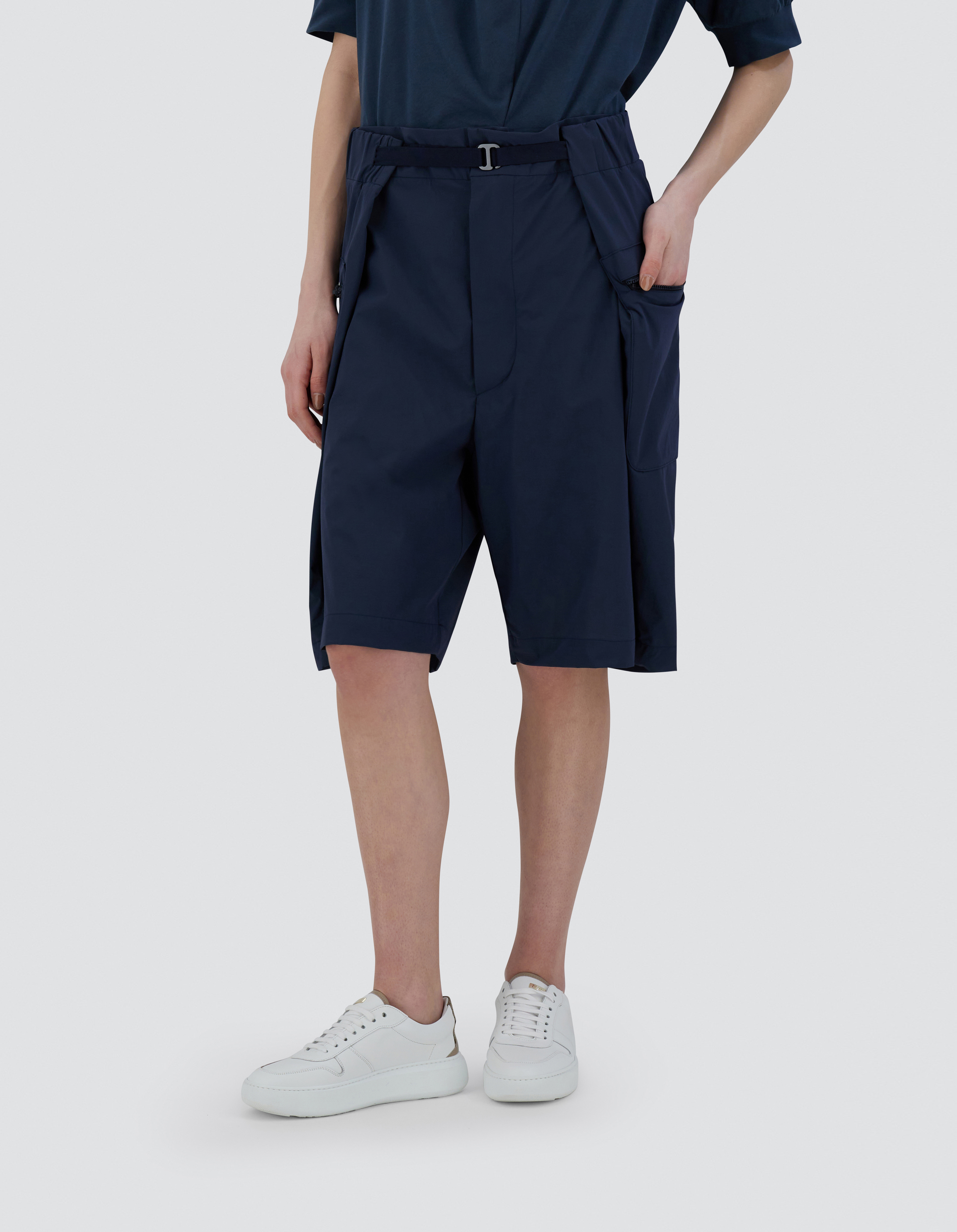 Herno Globe Cropped Trousers In Eco Everyday In Blue
