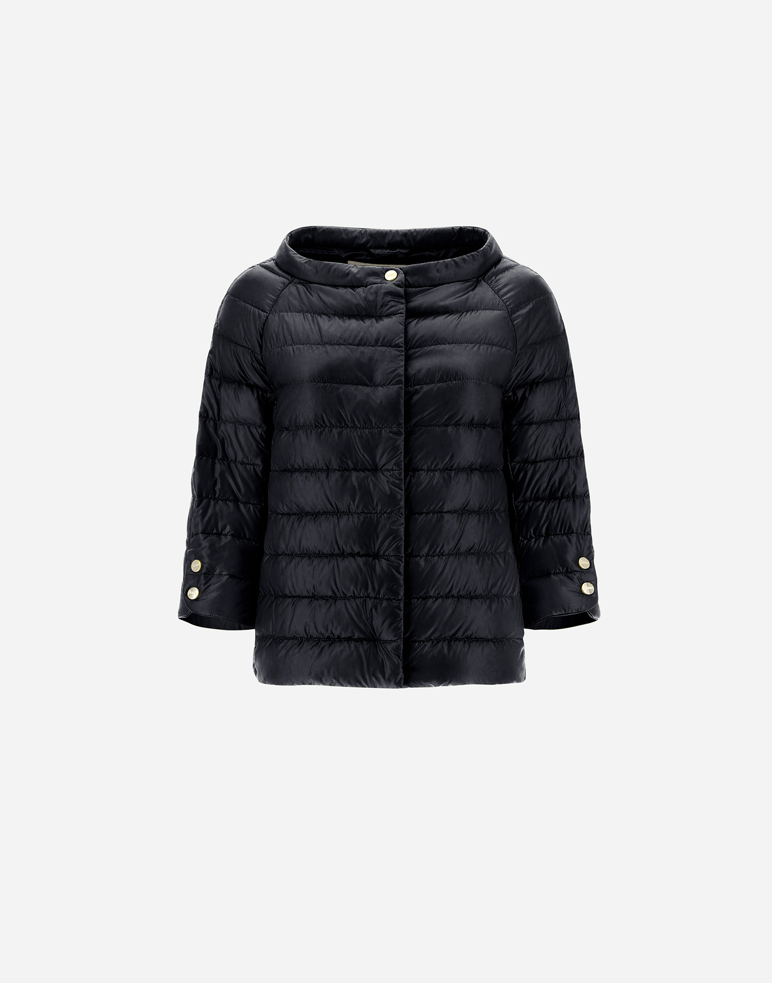 Herno Quilted Down Jacket In Black