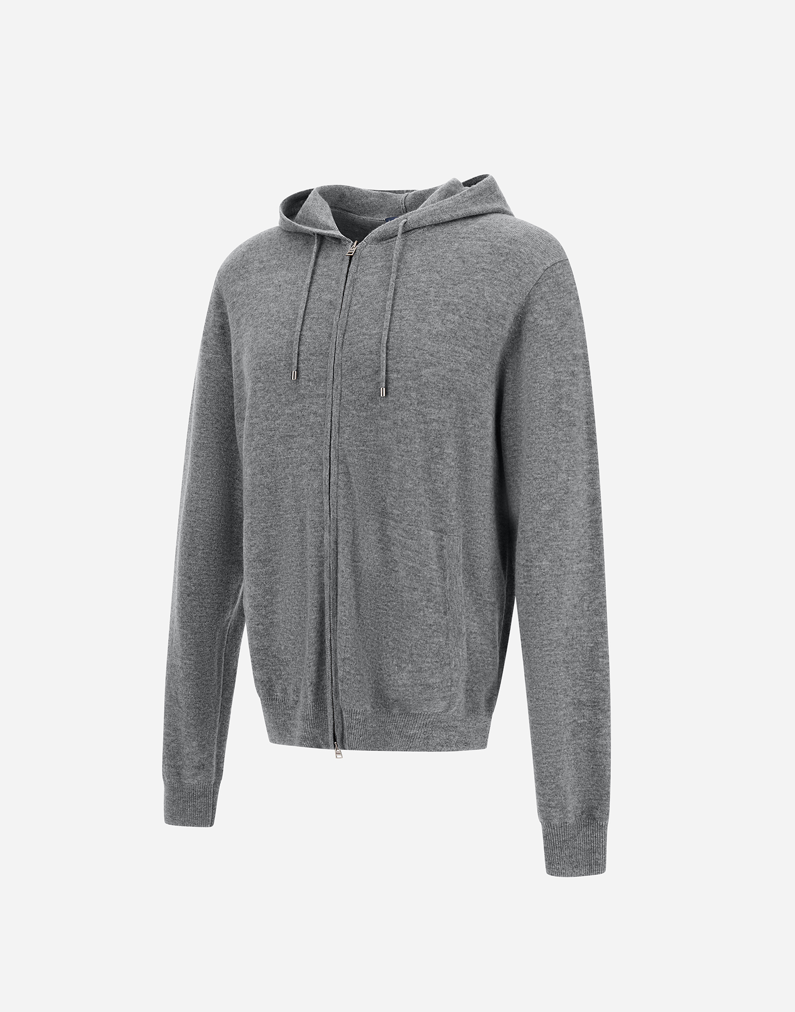 Herno Immense Wool Cashmere Sweatshirt In Grey