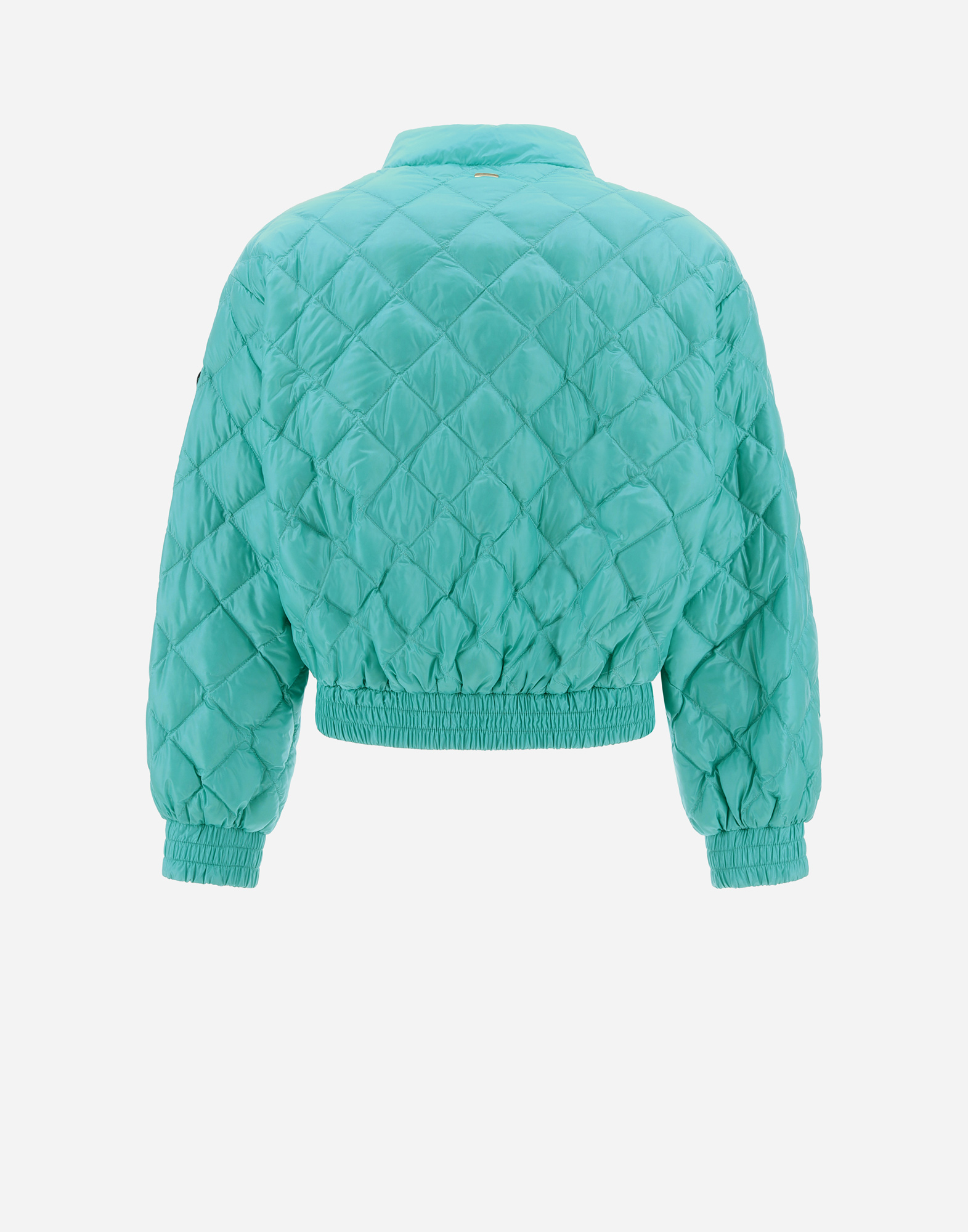 Herno Bomber Jacket In Nylon Ultralight In Aqua