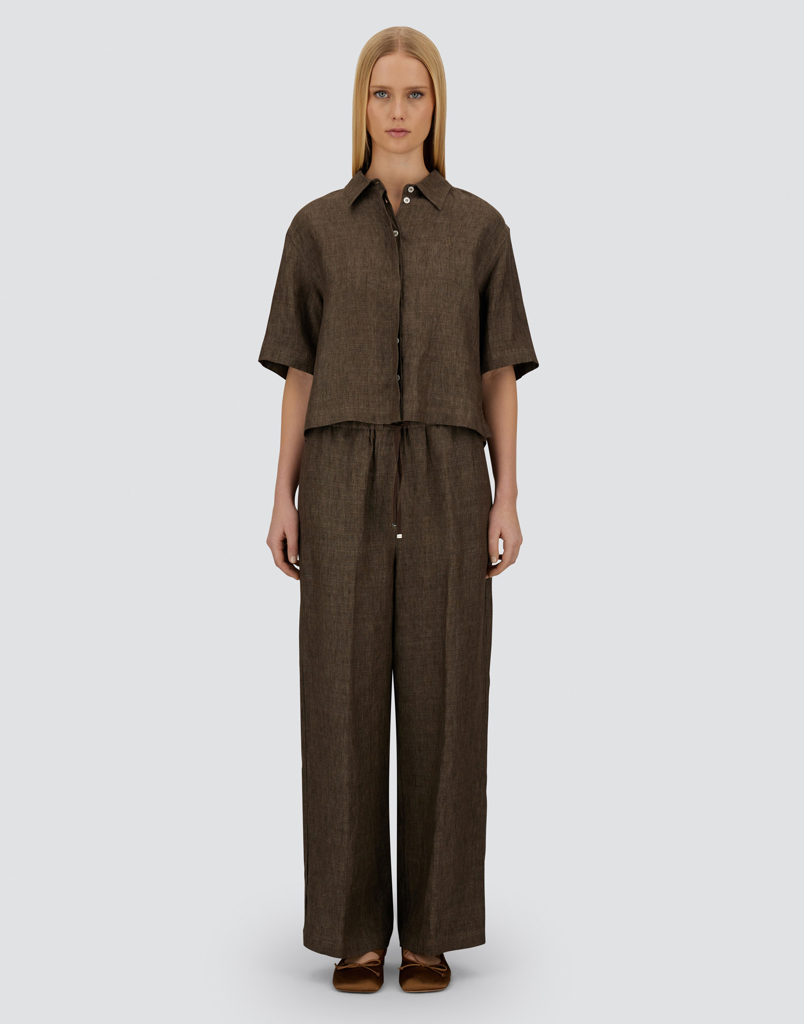 Herno Resort Shirt In New Linen