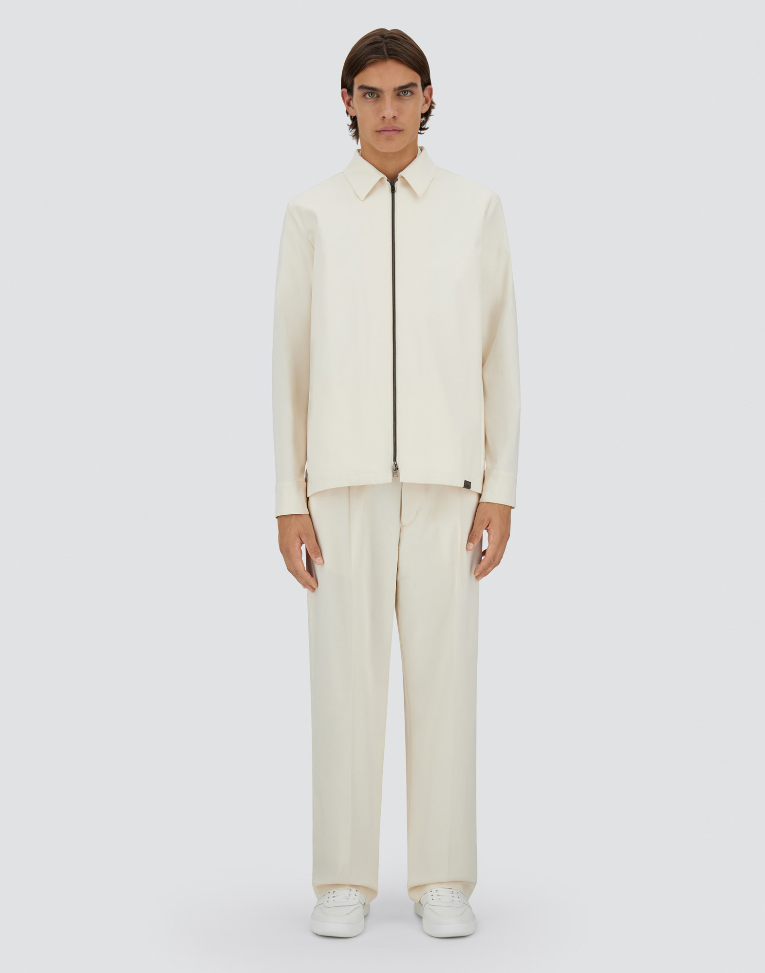 Herno Natural Feel Jacket In Cream