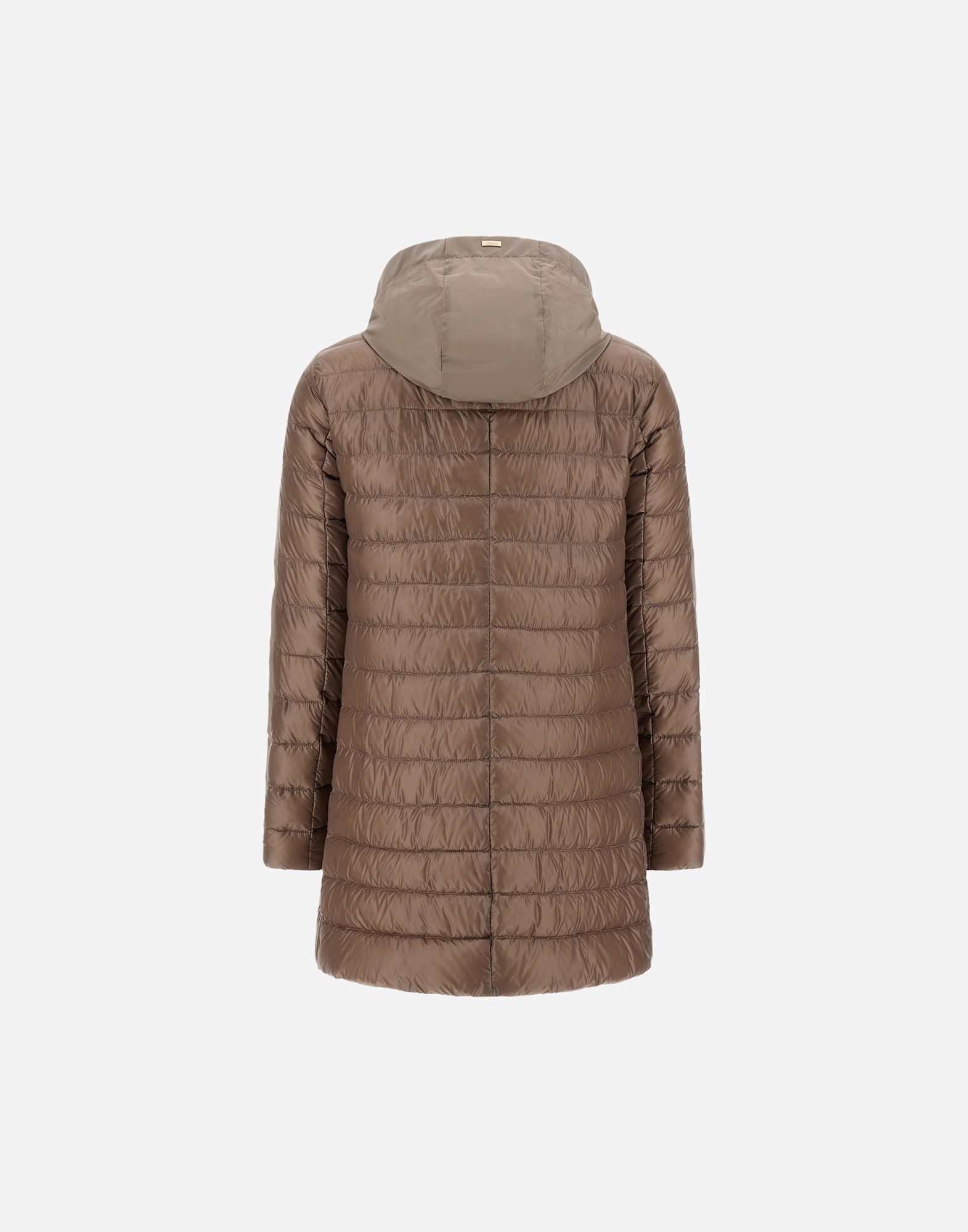 Herno A-shape Jacket In Nylon Ultralight And Techno Taffeta In Dove Grey
