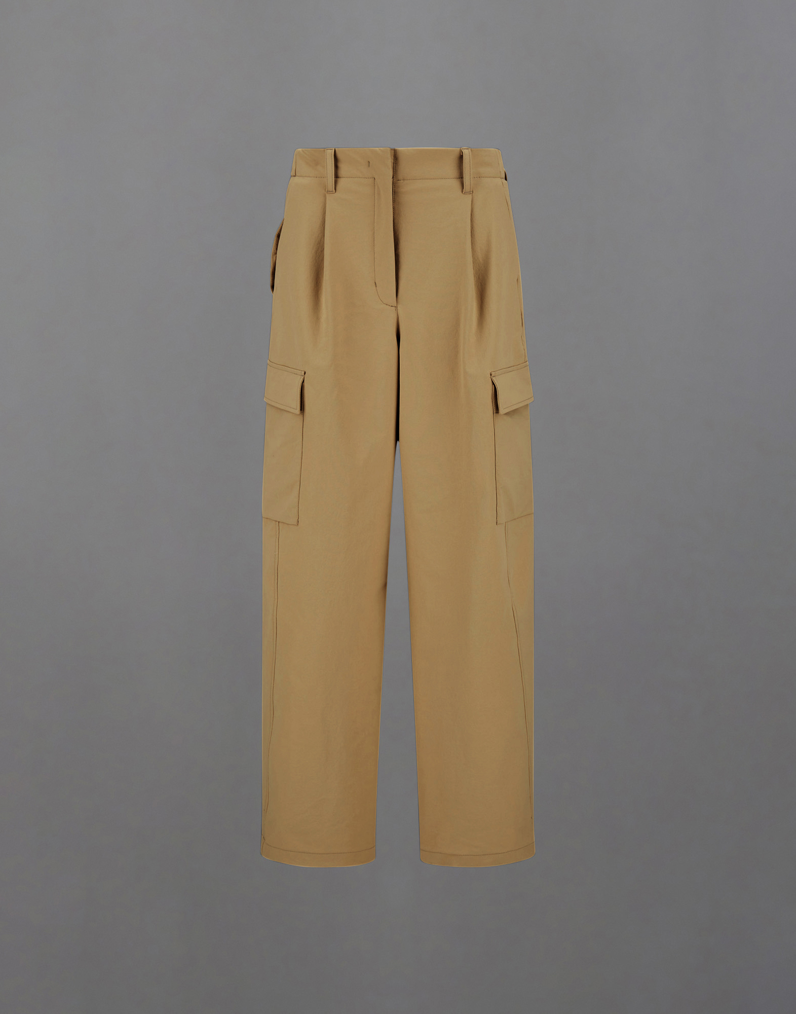 Herno Laminar Cargo Trousers In Comfort Tech In Brown