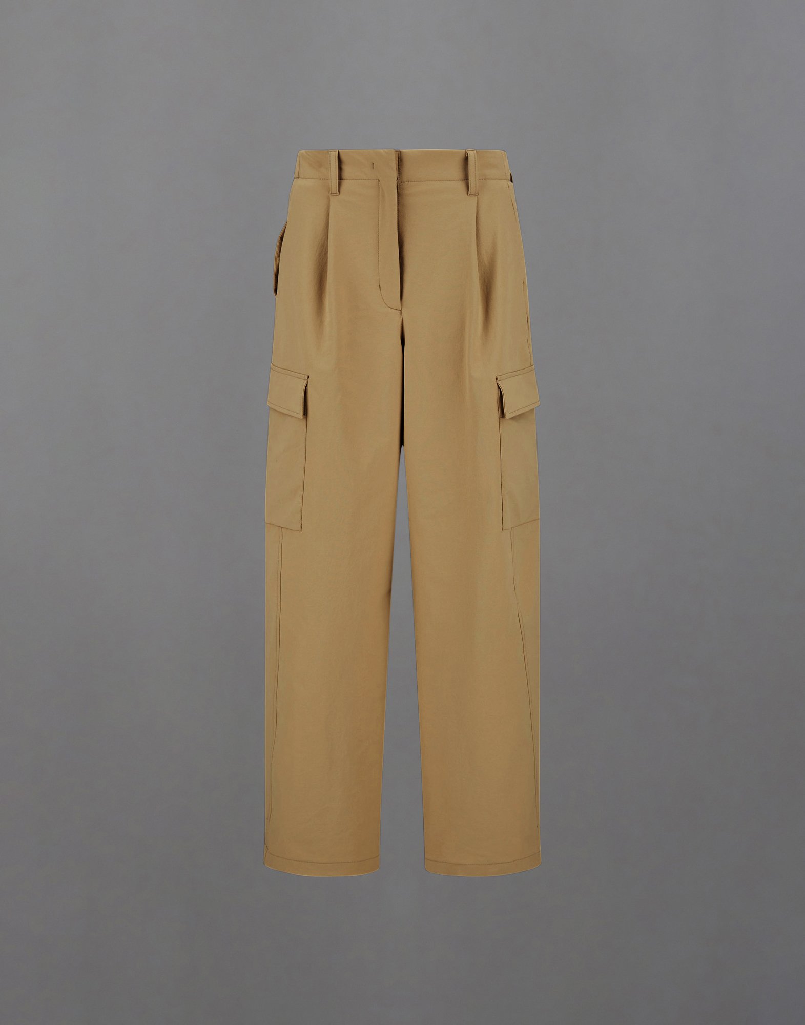 Herno Laminar Cargo Trousers In Comfort Tech In Brown