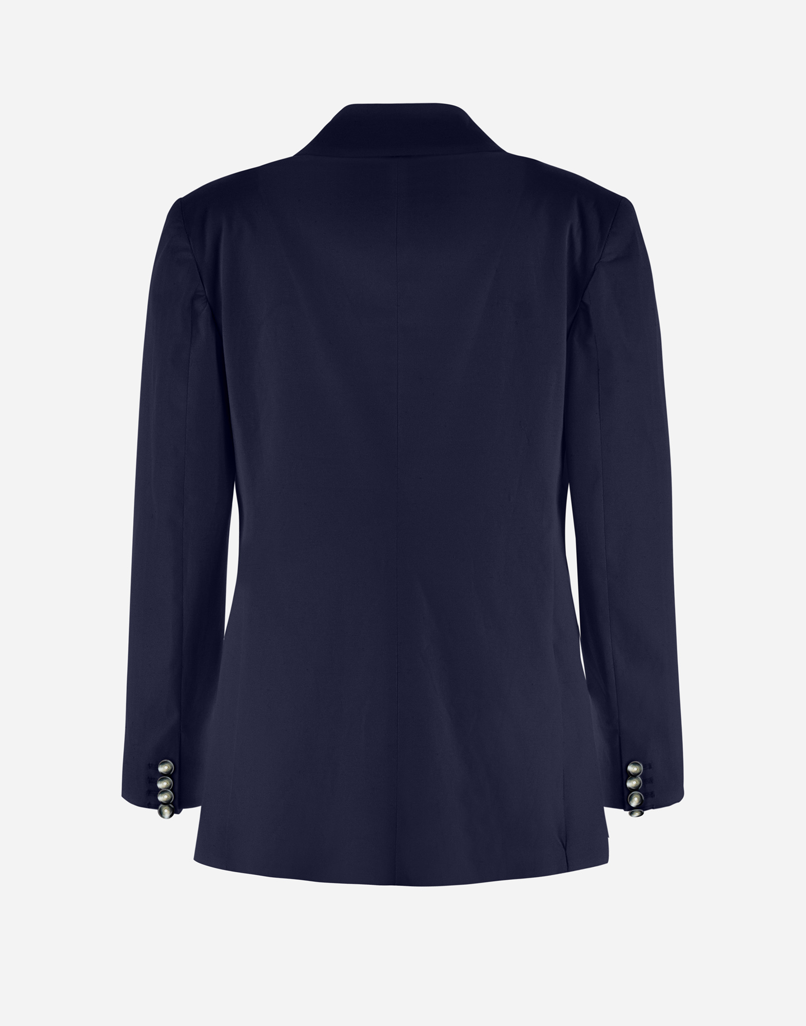 Herno Light Linen Blazer In Navy Blue