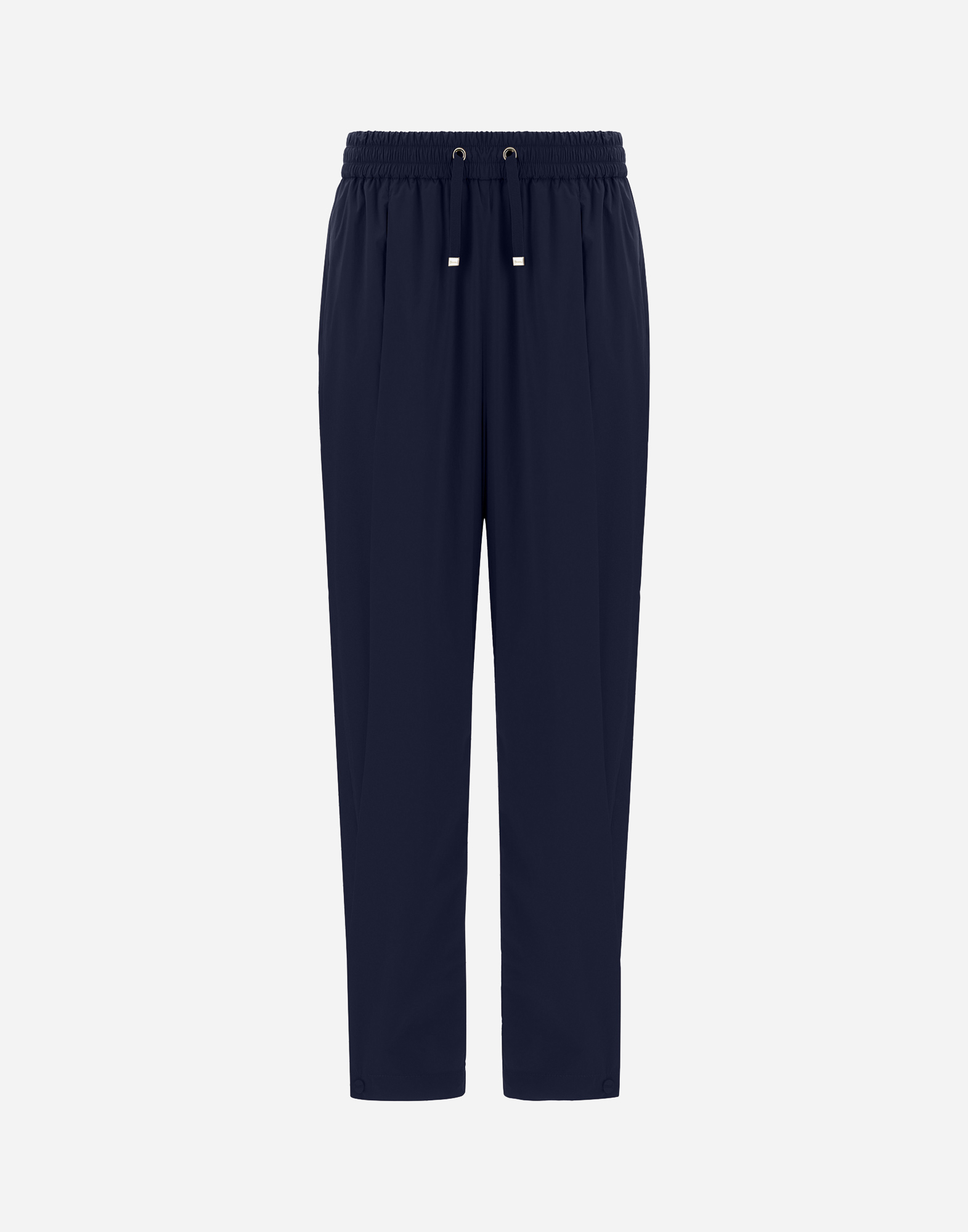 Herno Trousers In Light Nylon Stretch In Blue