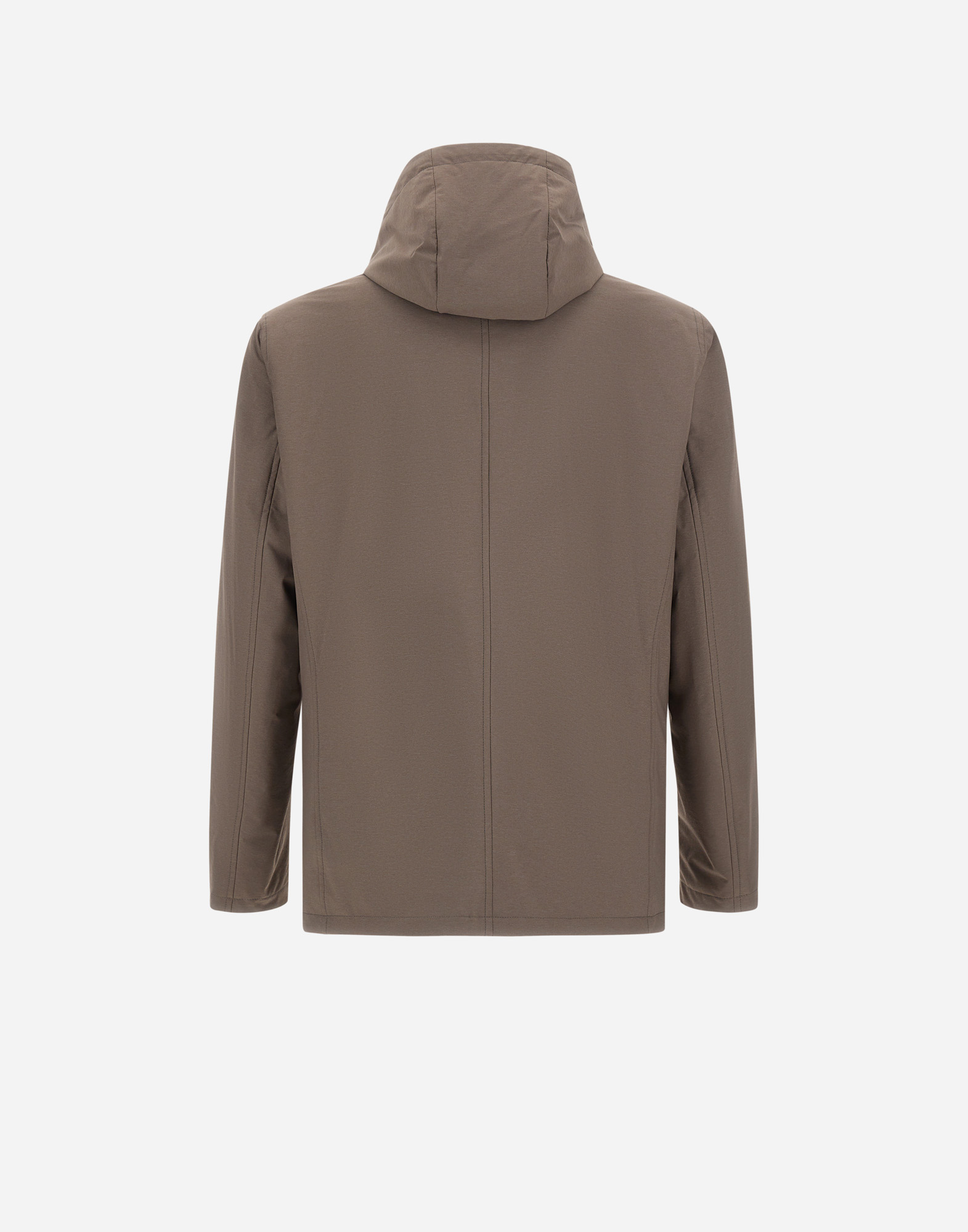 Herno Resort Blazer In Nylon Comfort Stretch In Brown