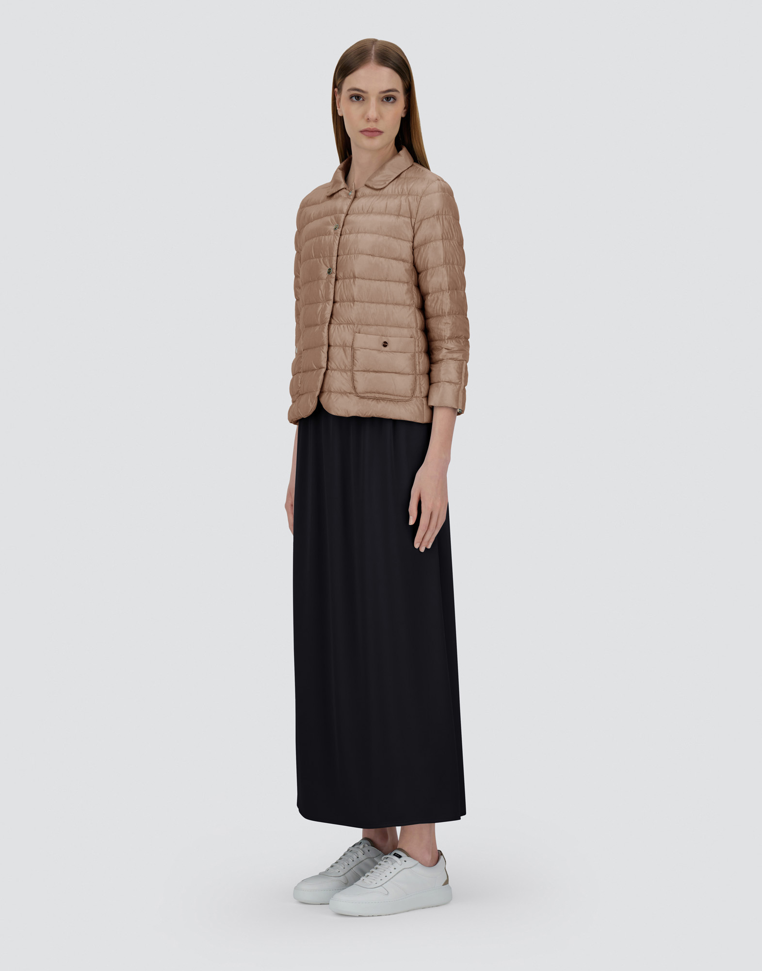 Herno Nylon Ultralight Jacket In Dove Grey