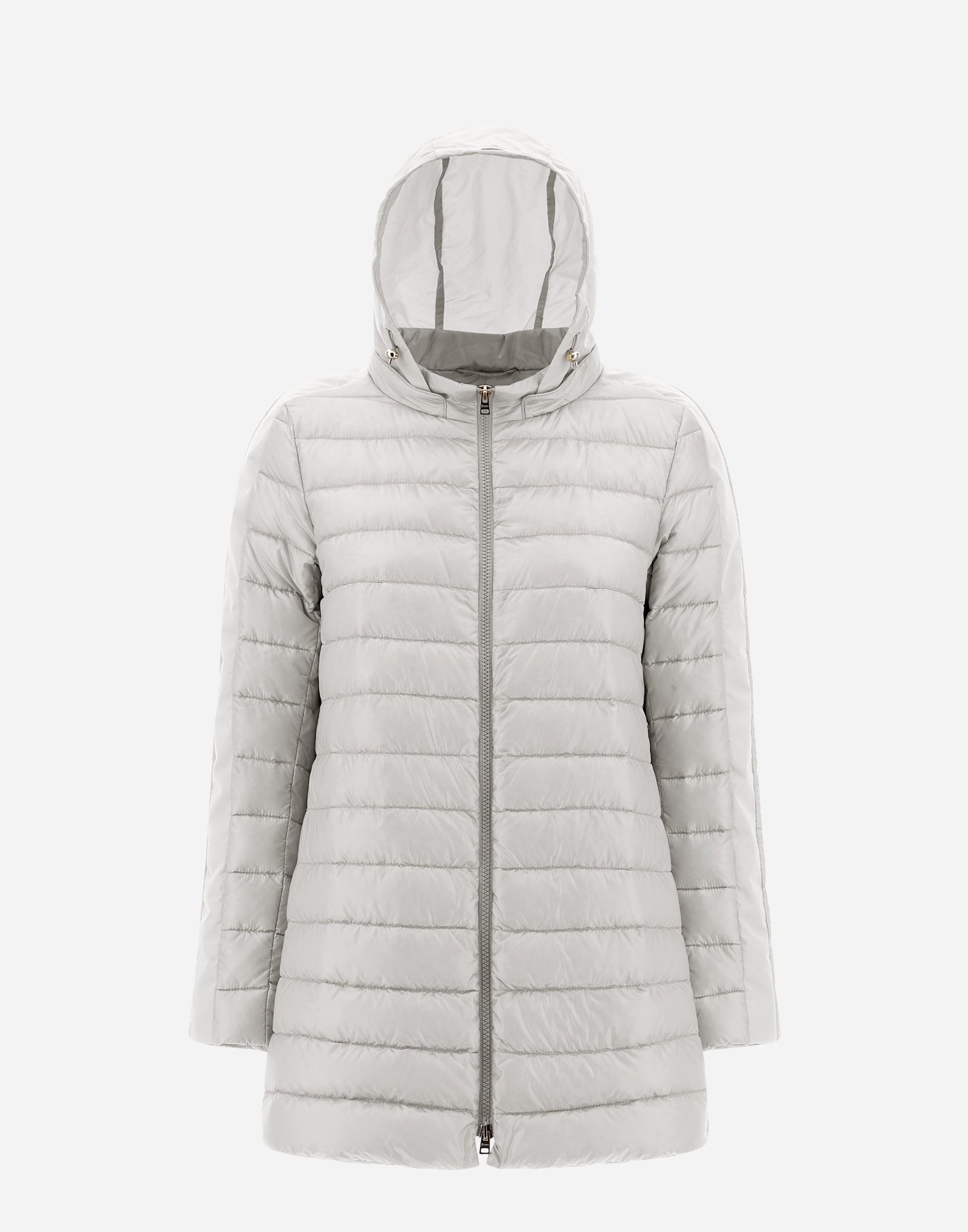 Herno Nylon Ultralight Down Jacket In Gray