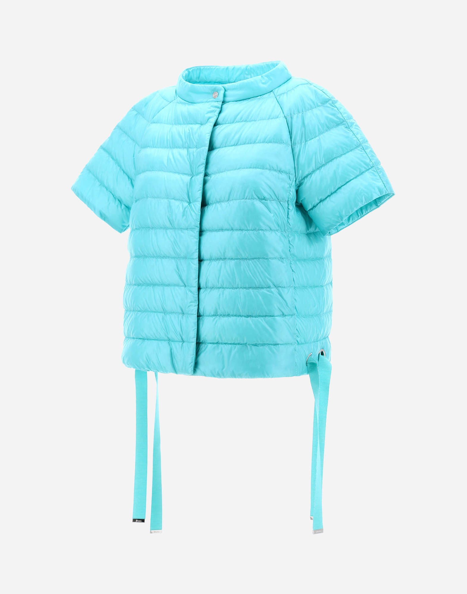 Herno Nylon Ultralight Cape Jacket In Aqua