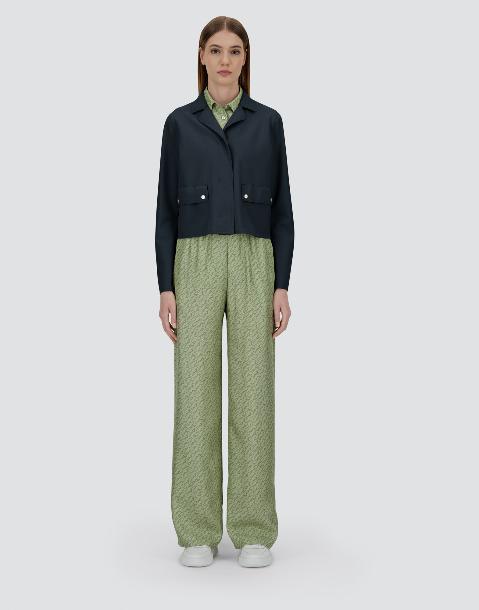 Herno First-act Pef Jacket In Navy Blue