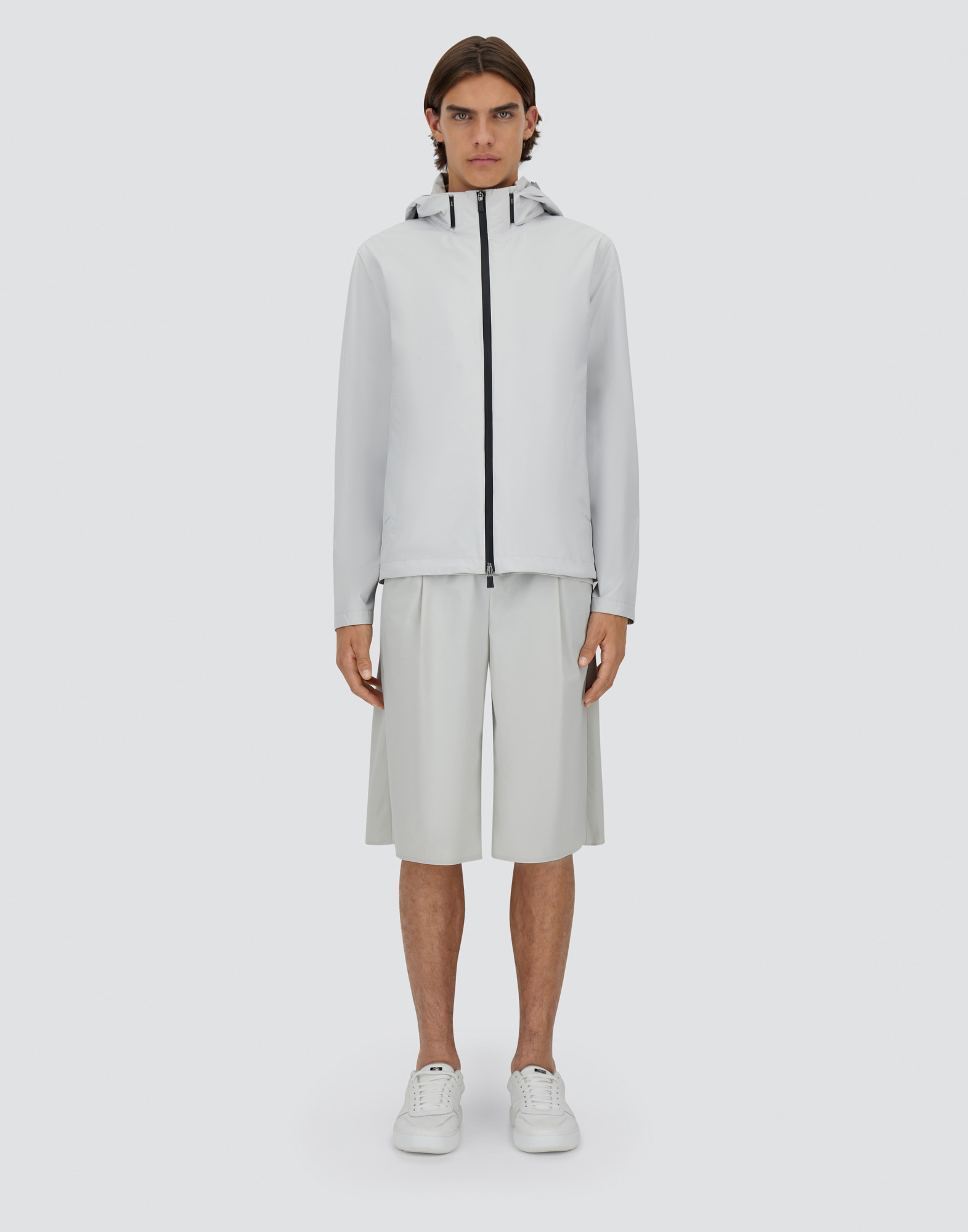 Herno Gore-tex Paclite Jacket In Ice