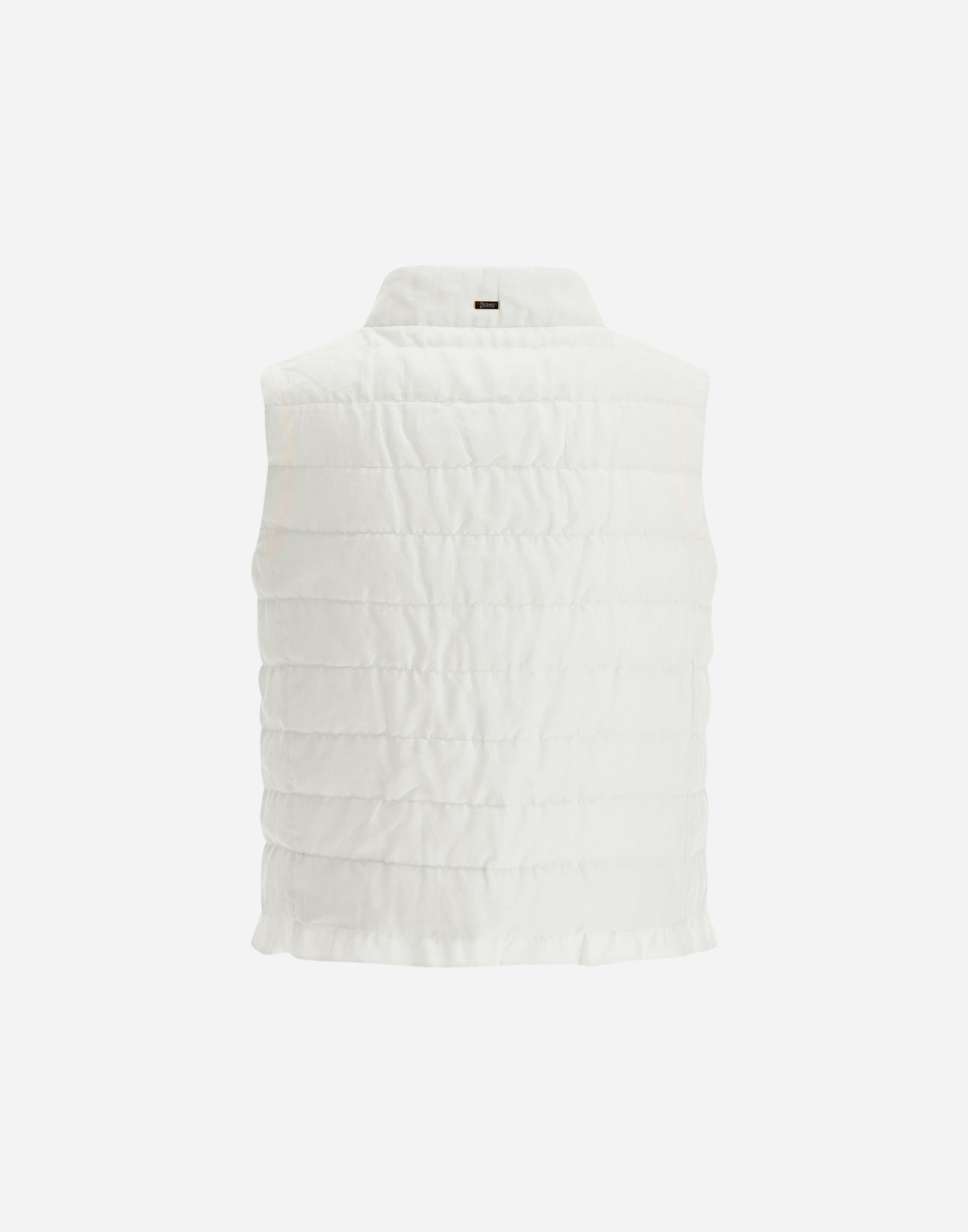 Herno Vest In New Lino In White