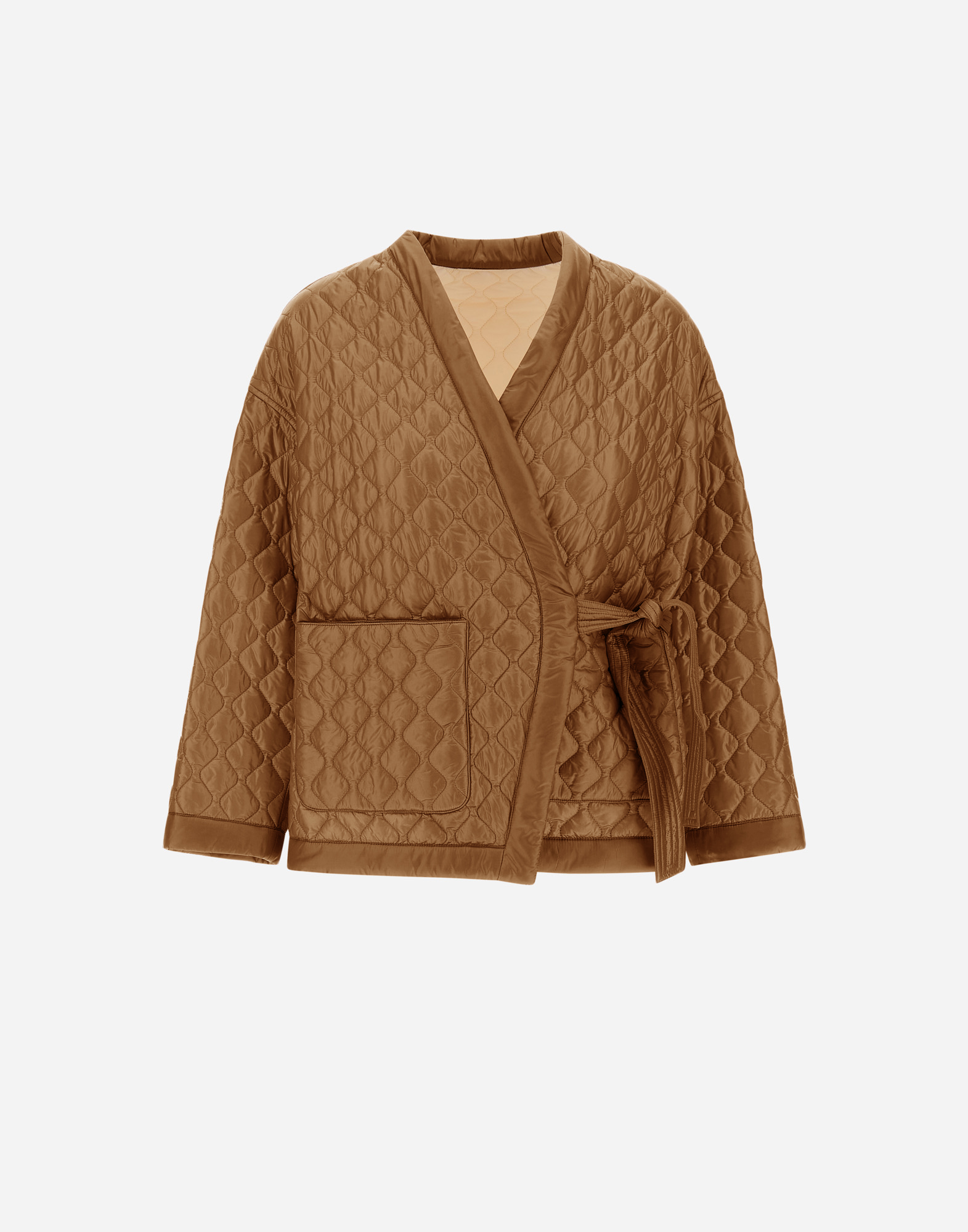 Herno Nylon Ultralight Jacket In Camel