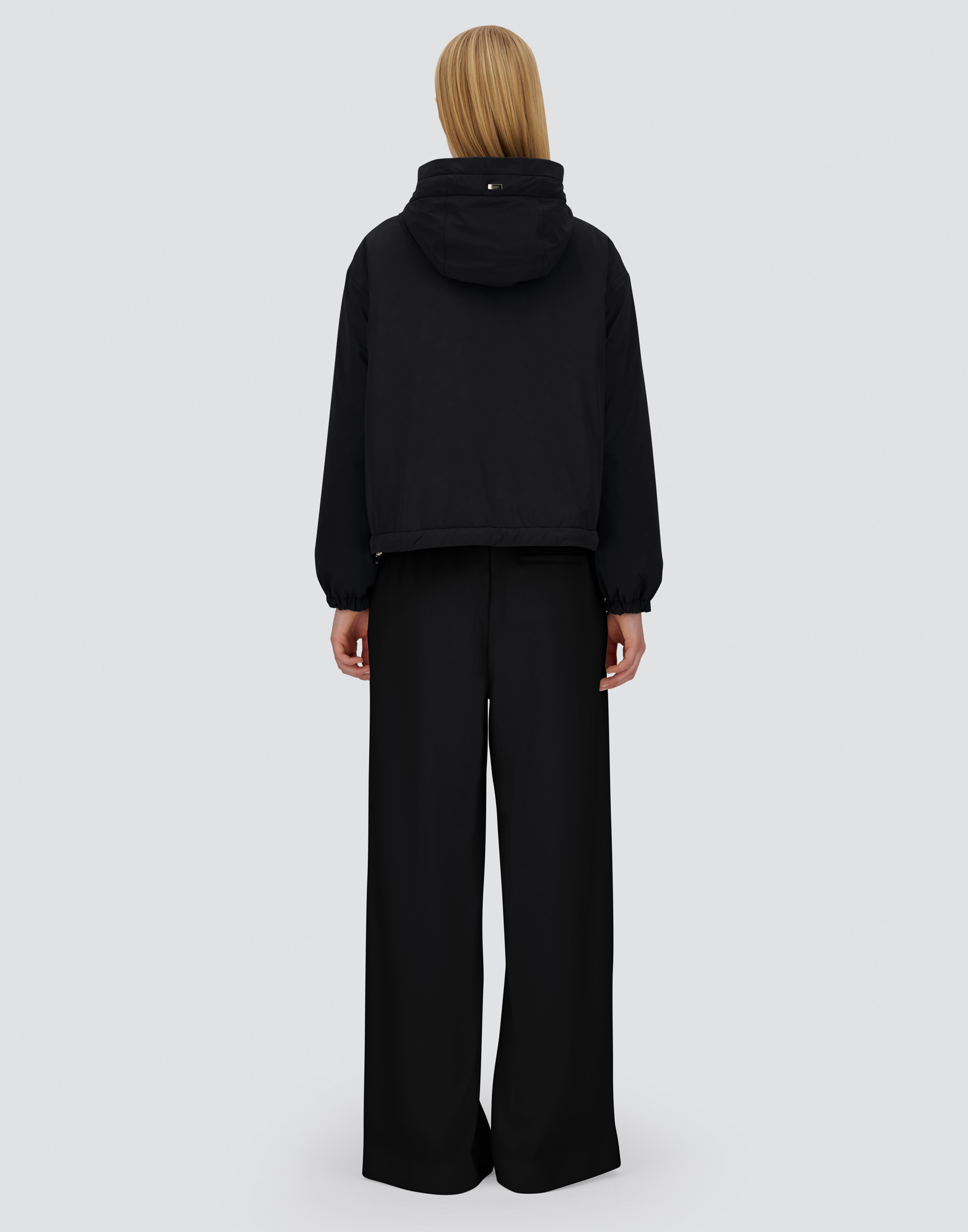 Herno Resort Jacket In Travel Nylon Ponente In Black