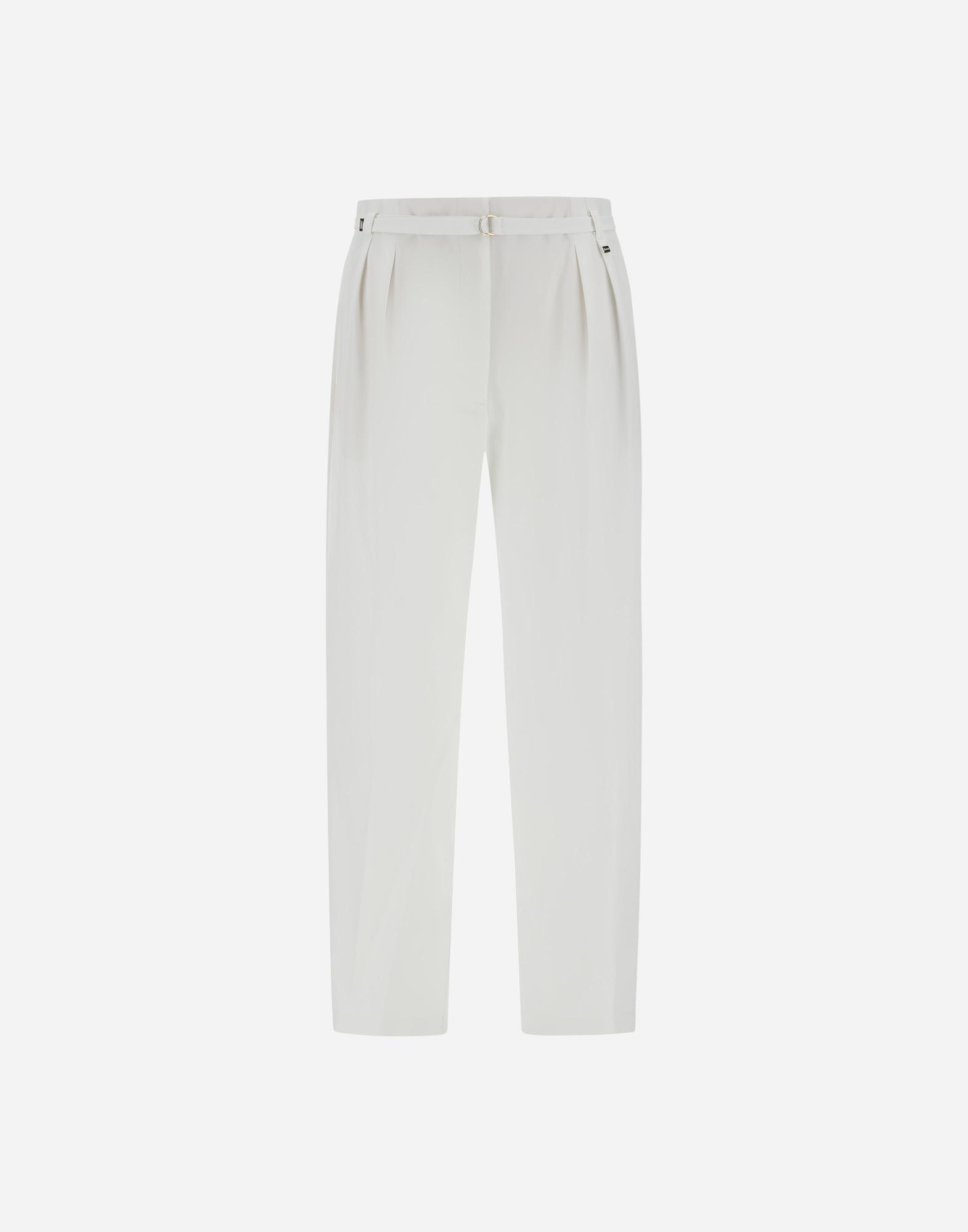 Herno Trousers In Structured Nylon In White