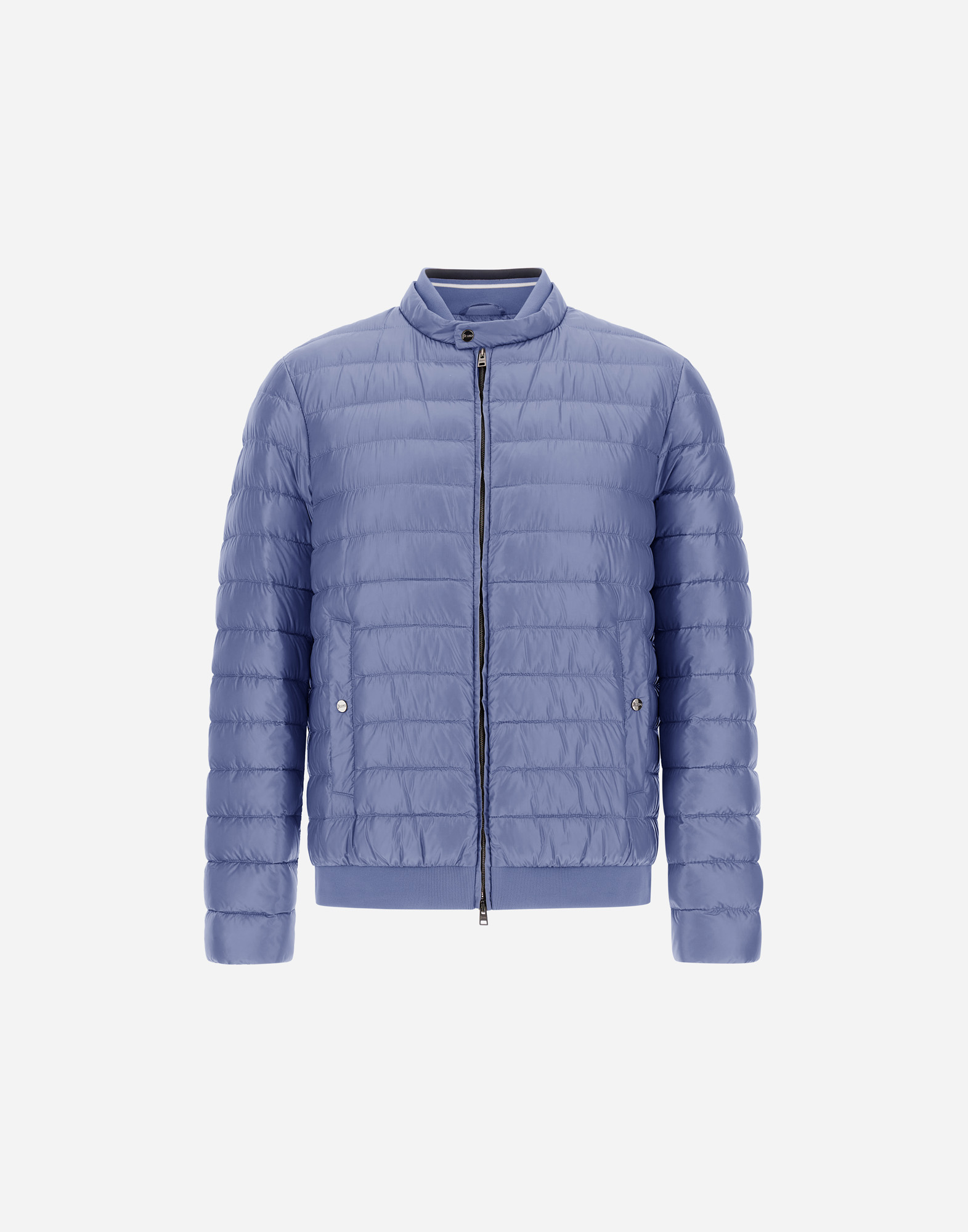 Herno Bomber Jacket In Nylon Ultralight In Light Blue