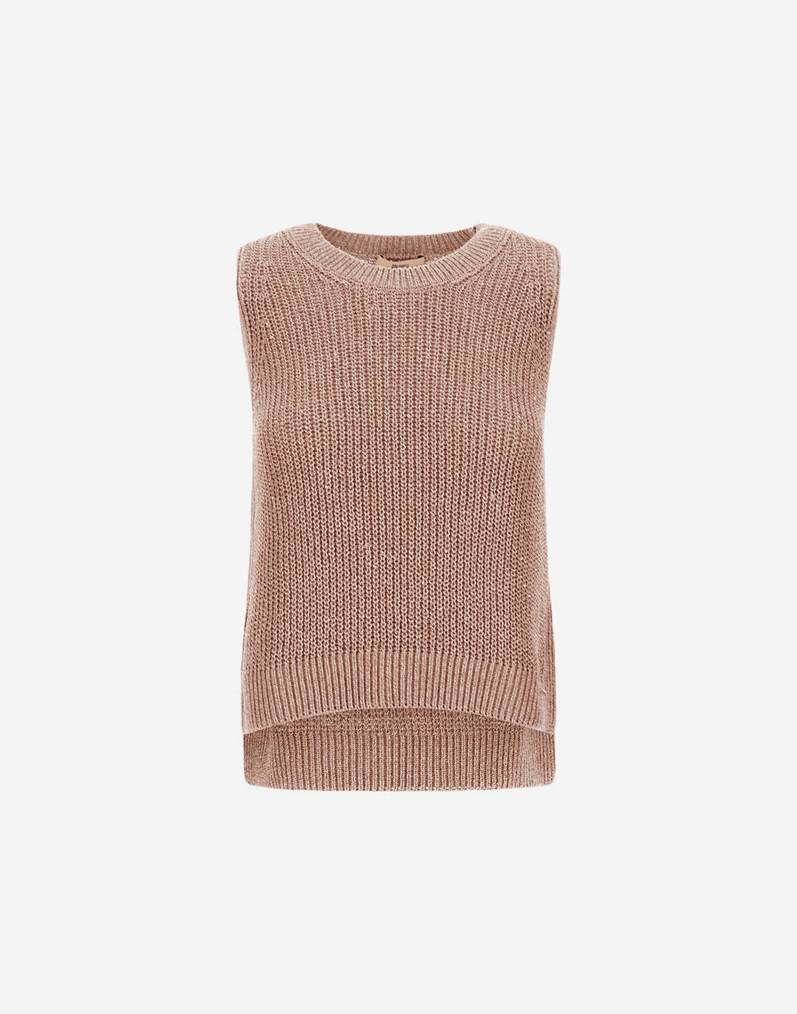Herno Sequin-embellished Vest In Light Pink
