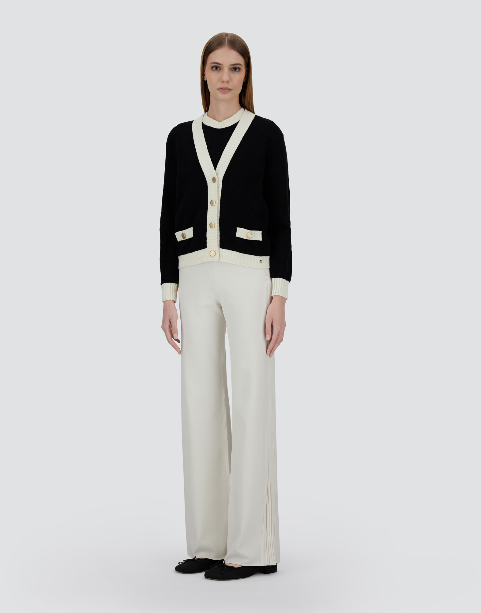 Herno Knit Cardigan In Black