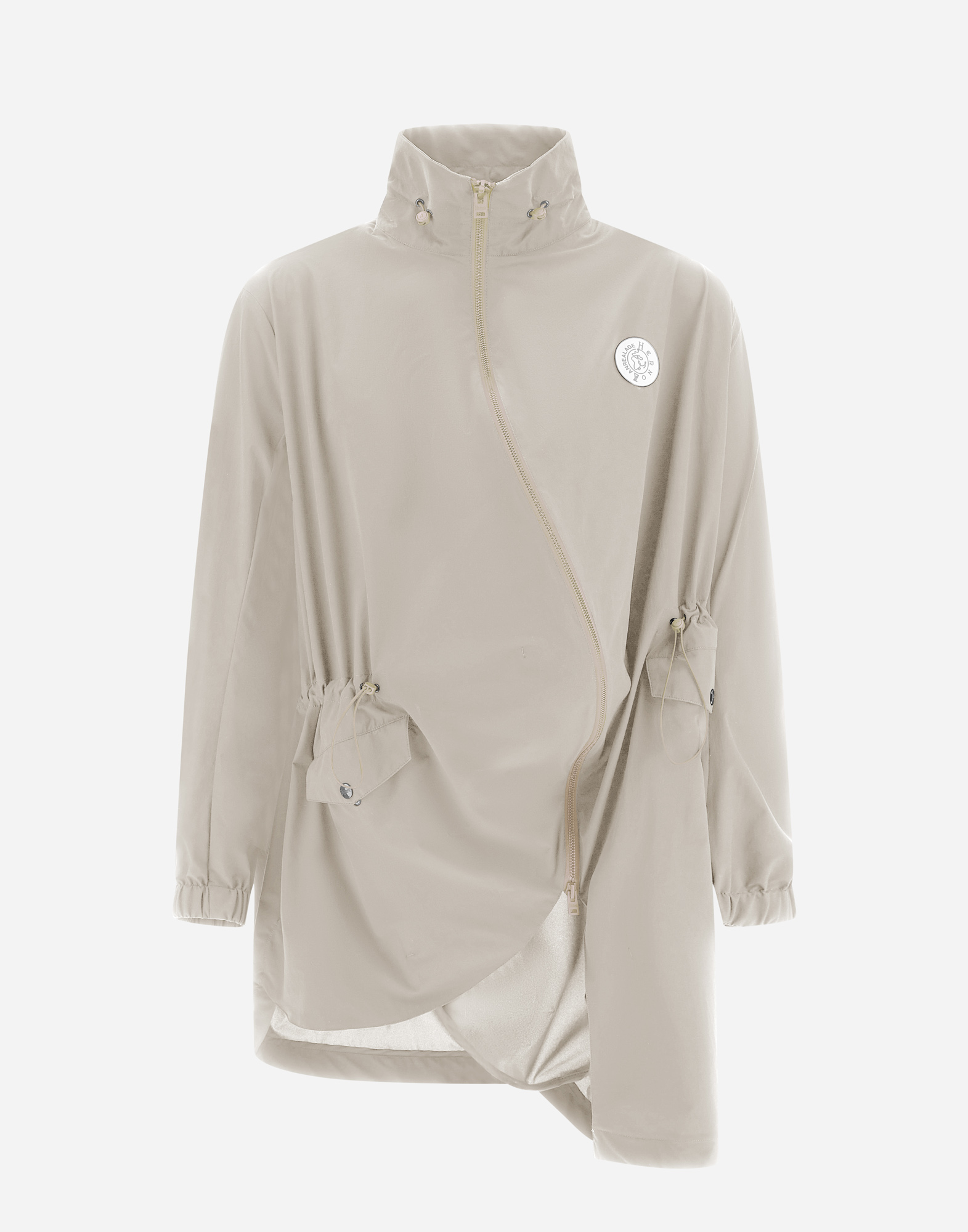 Shop Herno Globe Jacket In Eco Everyday In Light Beige