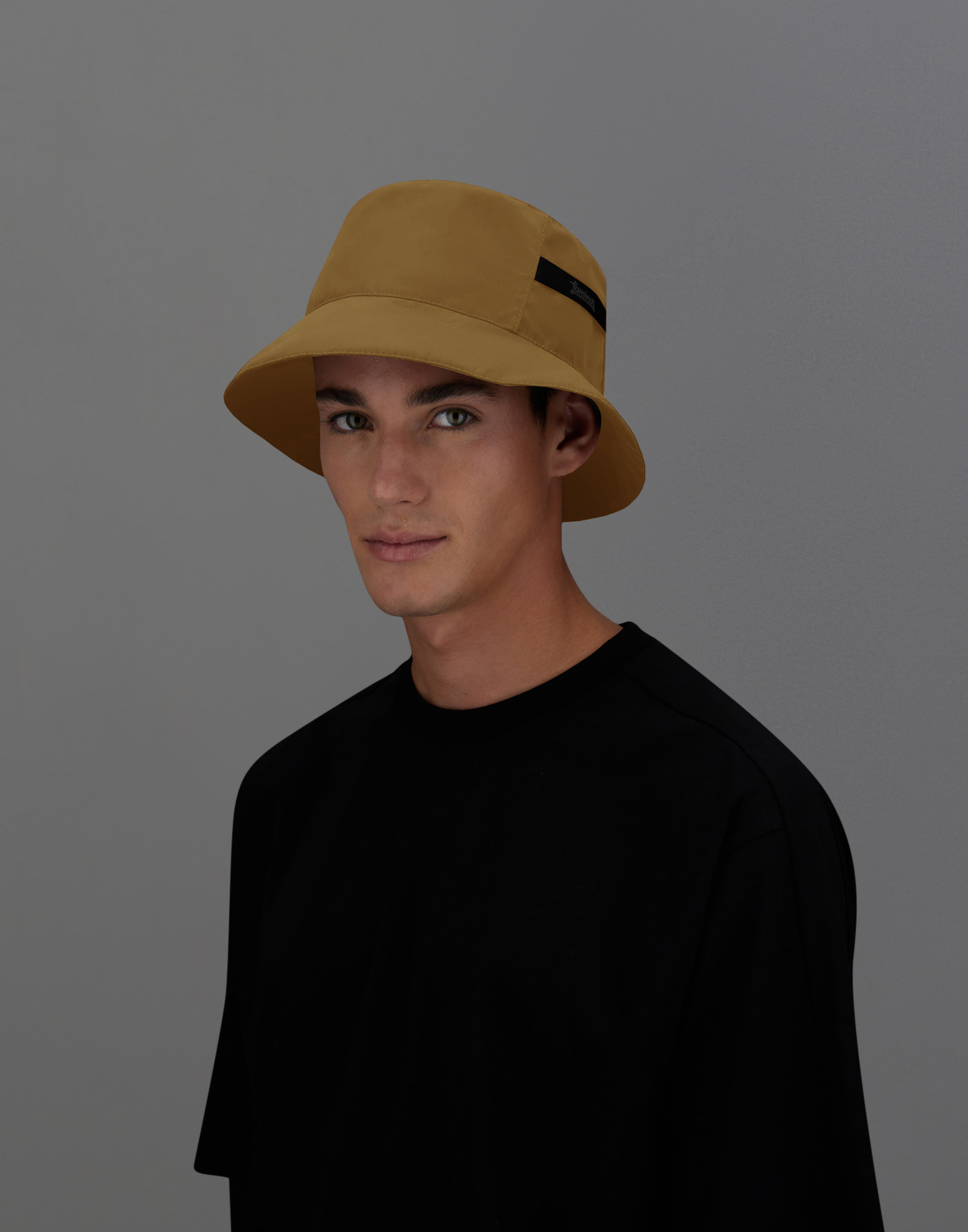 Herno Laminar Bucket Hat In 3l Gore-tex In Light Brown